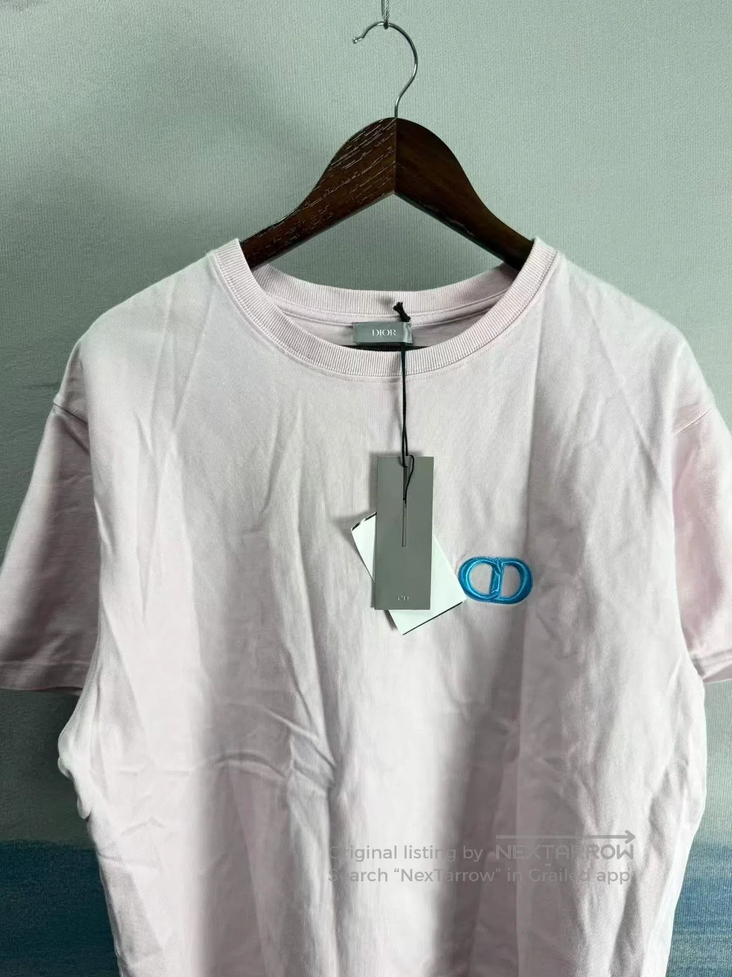 Dior Dior Pink Tie-dye CD Embroidered Letter Short Sleeve| Size US XL / EU 56 / 4 - 2 Thumbnail