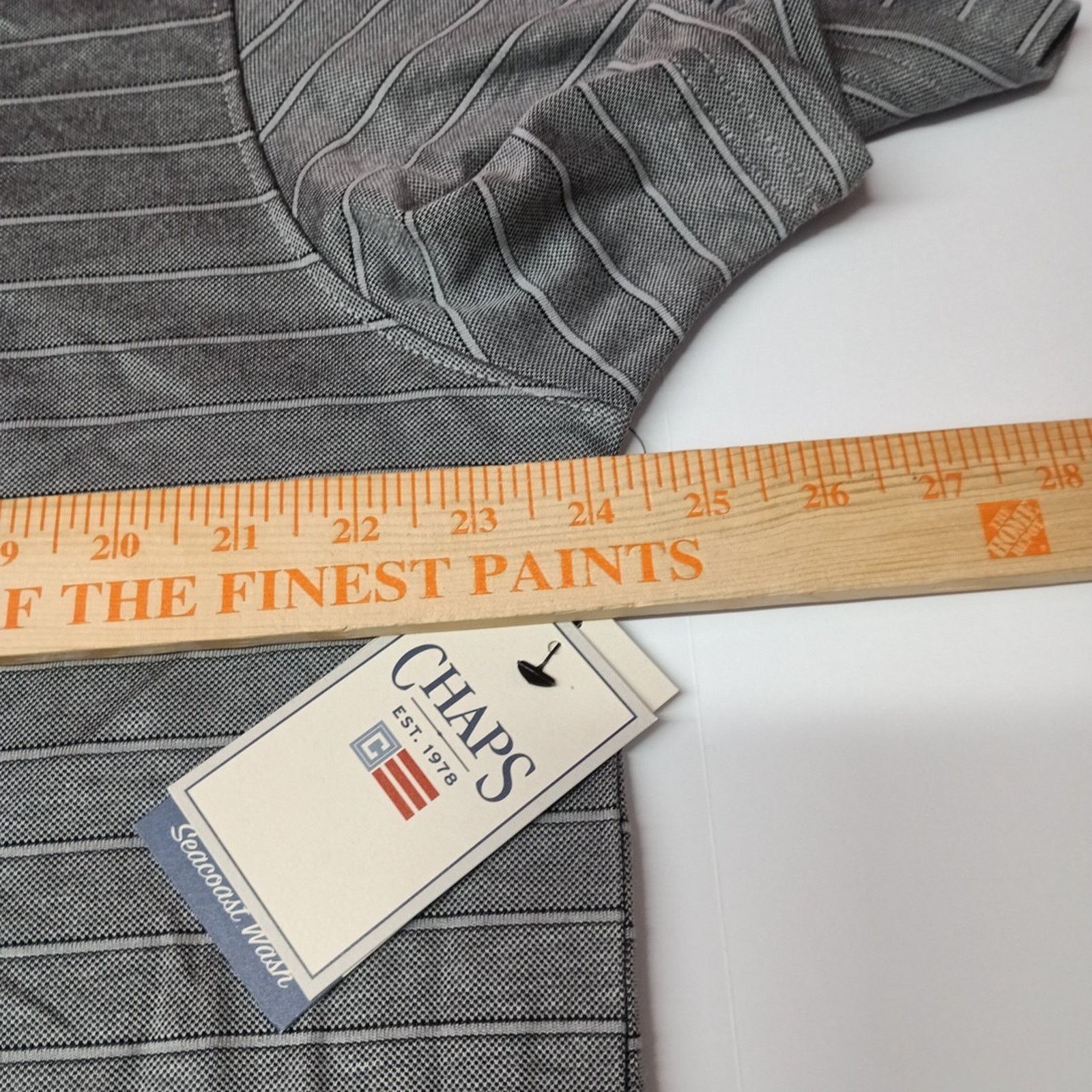 Chaps Chaps Milton Polo Shirt Men's XL Gray Seacoast Wash Soft Size US XL / EU 56 / 4 - 4 Thumbnail
