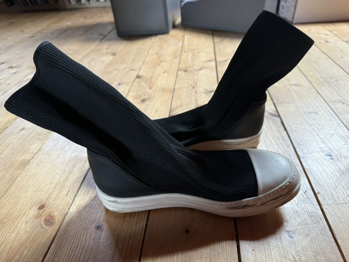 Rick Owens Drkshdw Rick Owens DRKSHDW SOCK Ramones Size US 7 / EU 40 - 6 Thumbnail