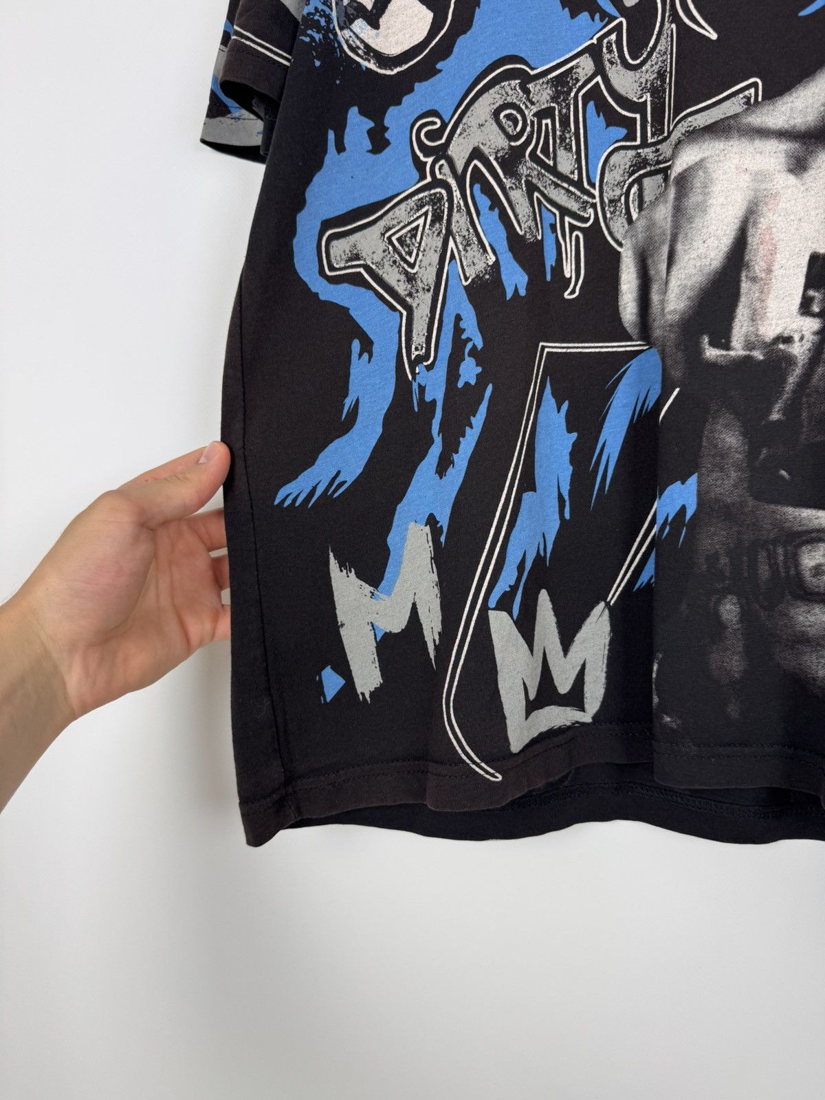 Band Tees Faded 2Pac Over Print T-Shirt Size US L / EU 52-54 / 3 - 6 Thumbnail