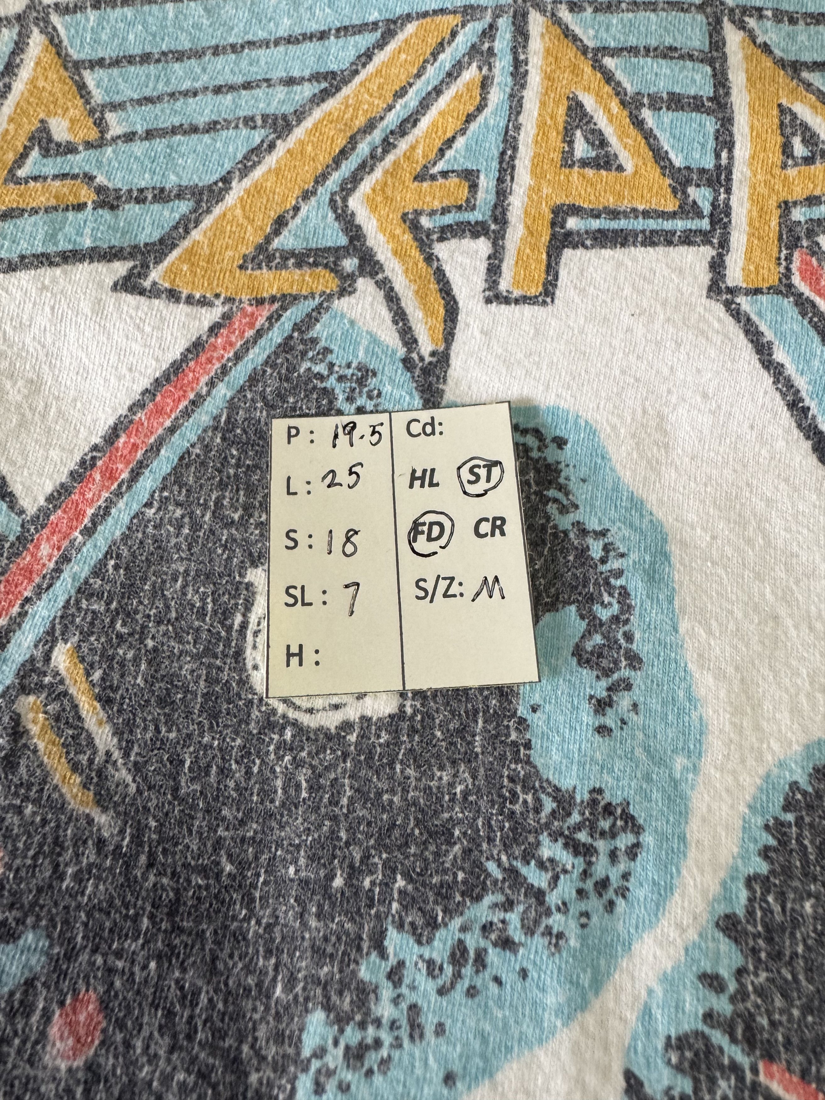 Vintage VINTAGE DEF LEPPARD HYSTERIA ROCK TEE journey scorpions kiss Size US M / EU 48-50 / 2 - 21 Thumbnail