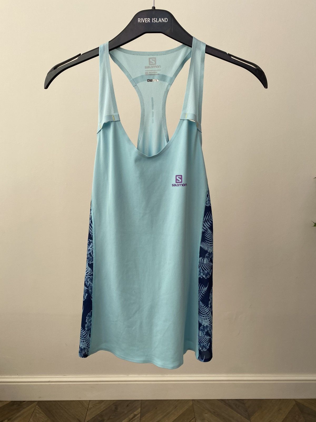 Salomon Salomon Women’s Tennis Set Tank Top & Skort Blue Activewear Size L / US 10 / IT 46 - 4 Thumbnail