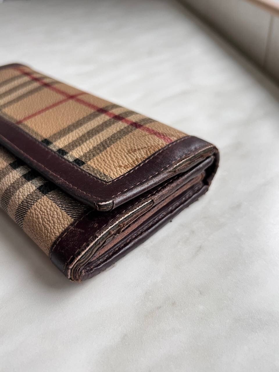 Burberry × Vintage VINTAGE BURBERRY NOVA CHECK LONG WALLET MADE IN ITALY Size ONE SIZE - 2 Thumbnail