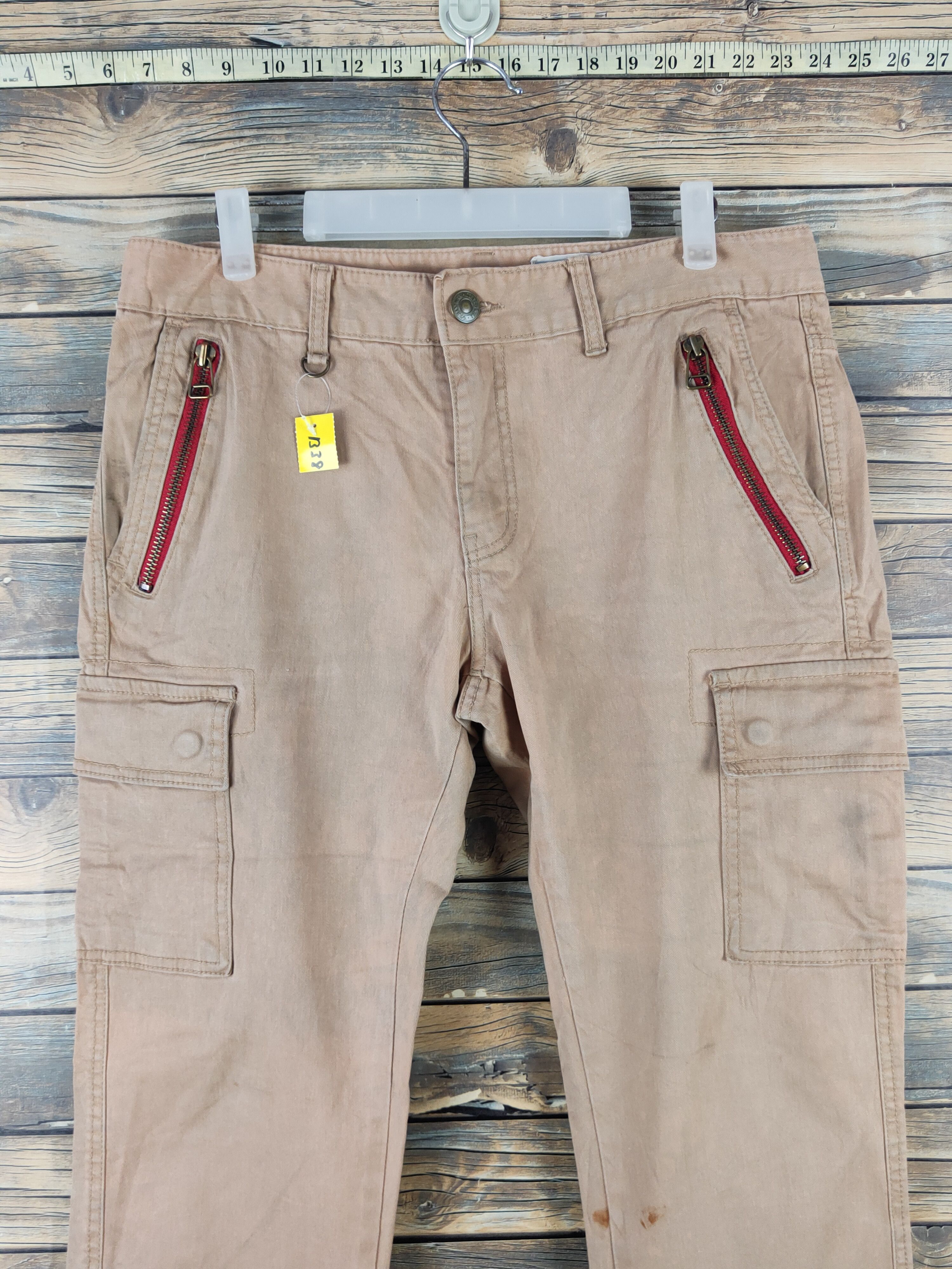 Japanese Brand DL Japanese Brand Brown Multipocket Cargo Pants #1338 Size 32" / US 10 / IT 46 - 2 Thumbnail