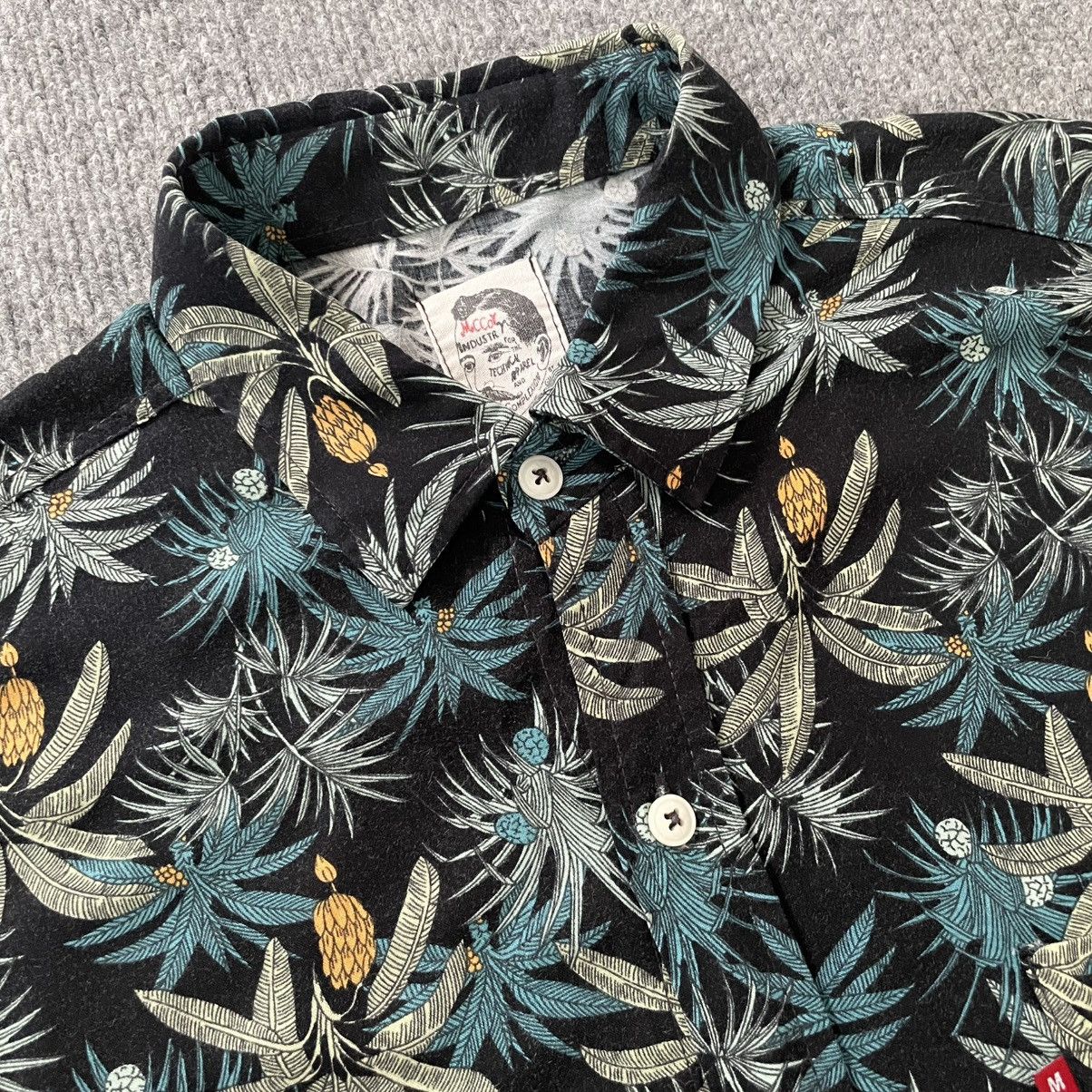 Japanese Brand The Real McCoy Hawaiian Shirt Botanical Printed Casual Size US M / EU 48-50 / 2 - 3 Thumbnail