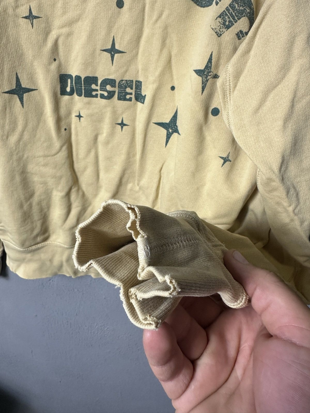 Diesel RARE Vintage Distressed Diesel Stardust Zip Hoodie Drip Size US L / EU 52-54 / 3 - 13 Thumbnail