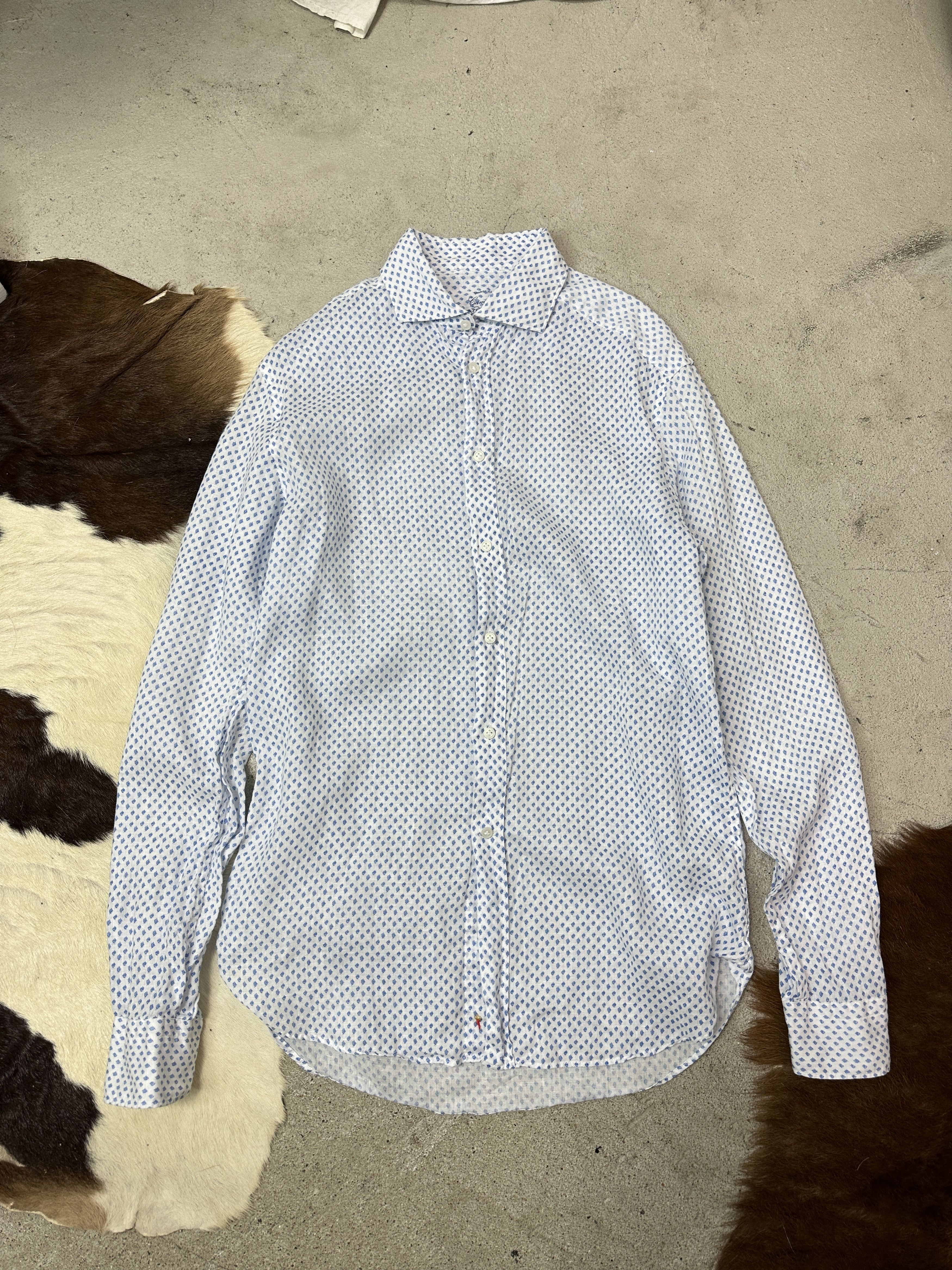Vintage Vintage Linen Handcrafted Camicissima Button Up Shirt Size US S / EU 44-46 / 1 - 1 Thumbnail