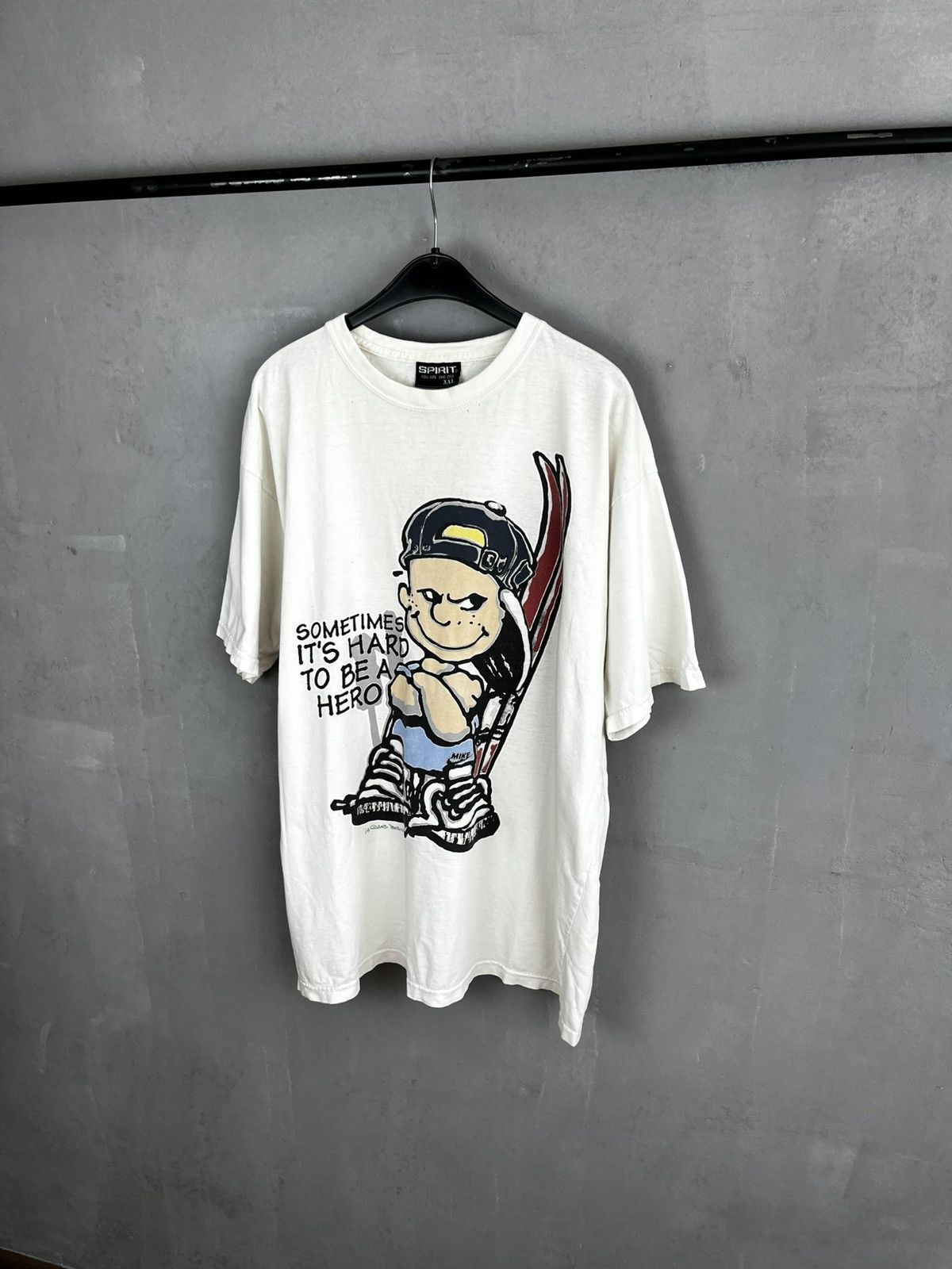 Rap Tees 90s Spirit Sometimes It’s Hard Skate Boy Y2K Men’s T-shirt Size US XXL / EU 58 / 5 - 4 Thumbnail