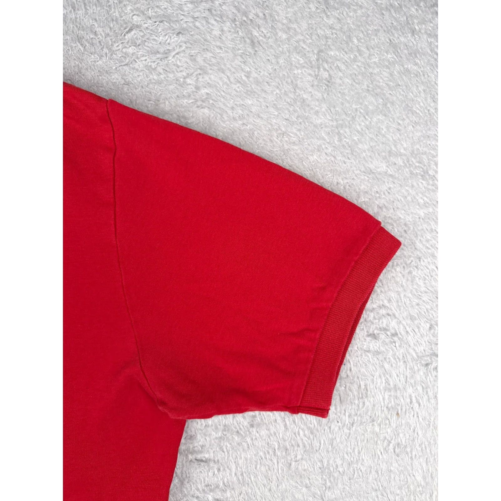 Ralph Lauren VINTAGE Ralph Lauren Shirt Polo Adult XL Red Short Sleeve 100% Cotton Polo Shirt Men’s Slim Fit Size US XL / EU 56 / 4 - 2 Thumbnail