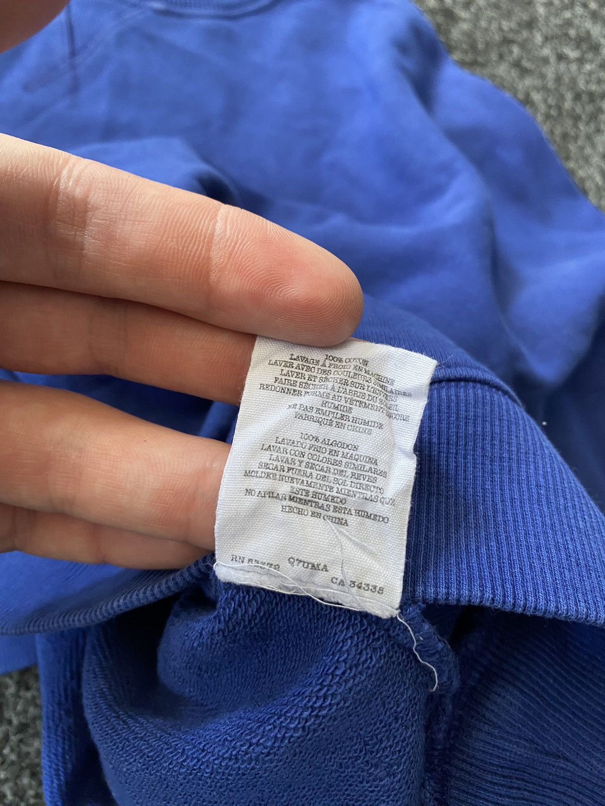 Vintage × YMC YMC Oversized Womens Blue Sweatshirt Large Rare yeezy Size L / US 10 / IT 46 - 4 Thumbnail