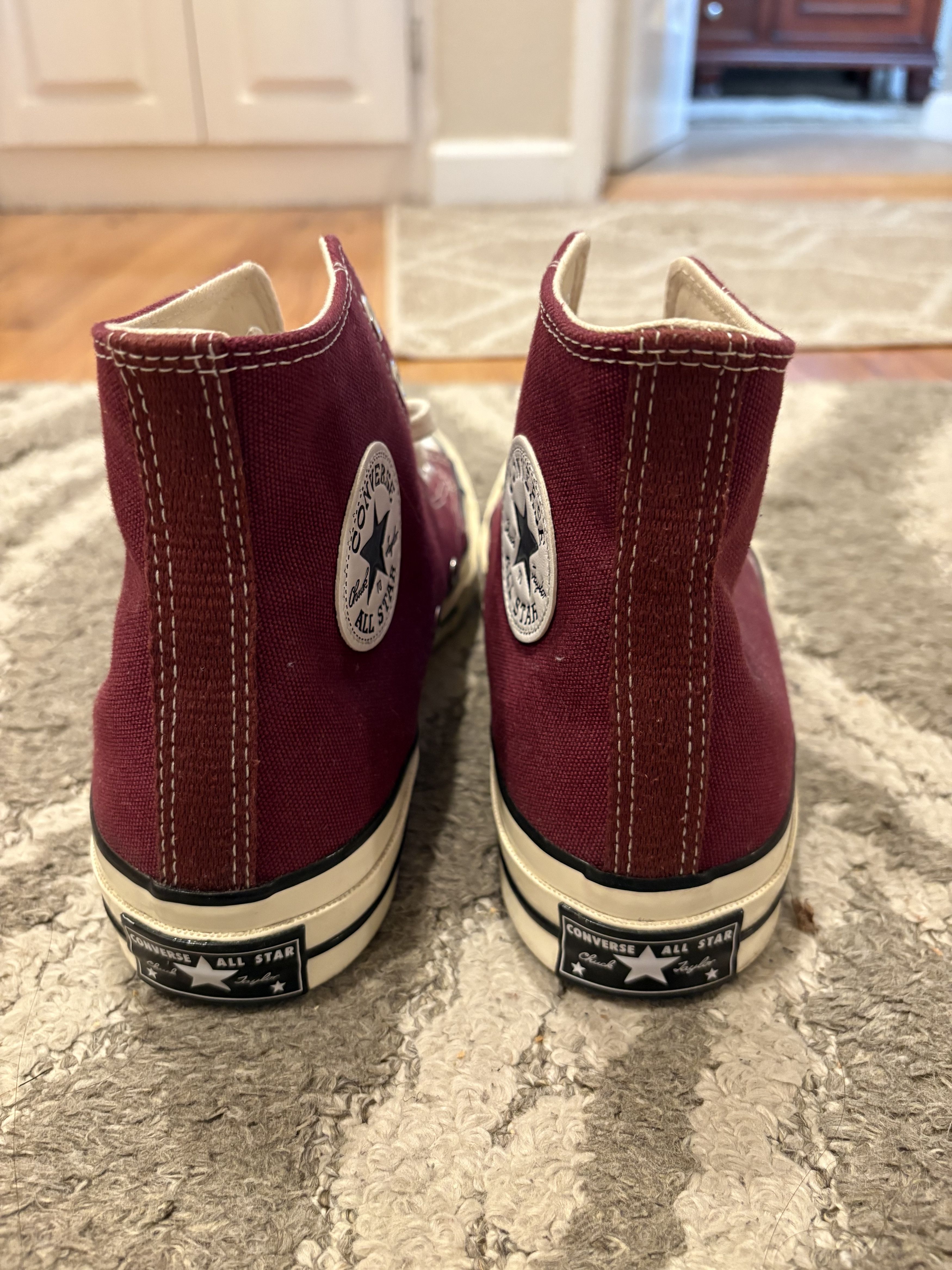 Converse Chuck Taylor All Star Canvas Hi Tops Size 8 Burgundy Size US 8 / EU 41 - 3 Thumbnail