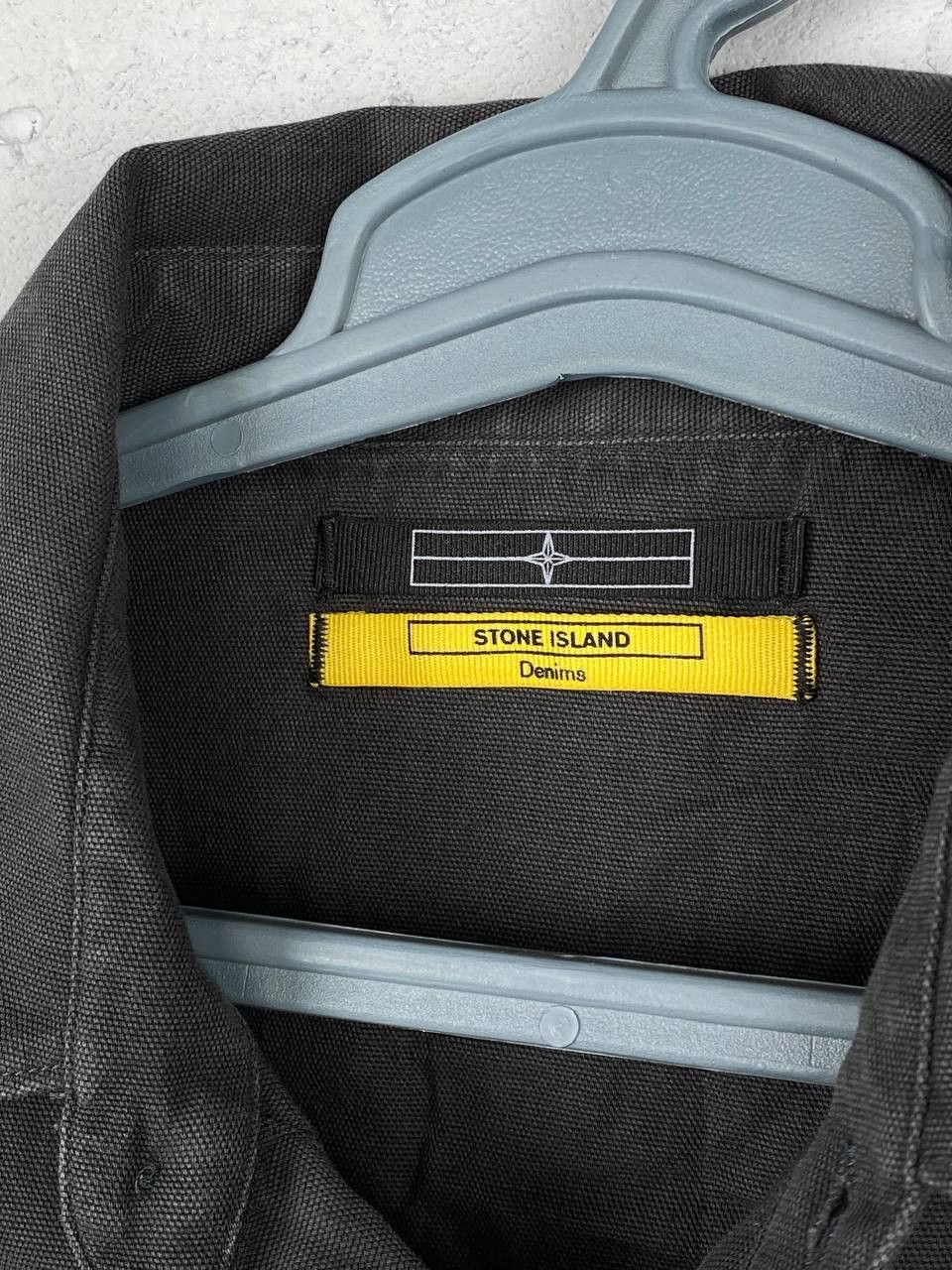 Designer × Stone Island 00s Stone Island Denims Vintage Over Shirt Size US L / EU 52-54 / 3 - 5 Thumbnail