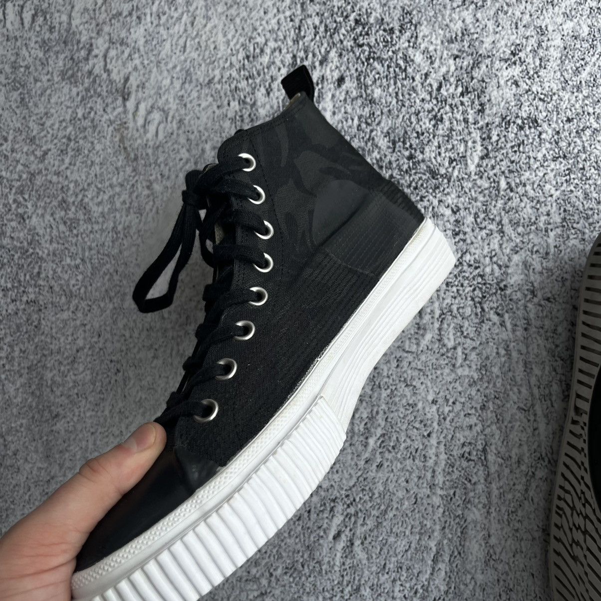 Alexander McQueen McQ Alexander McQueen Black Plimsoll High Top Sneakers Size US 8 / EU 41 - 10 Thumbnail