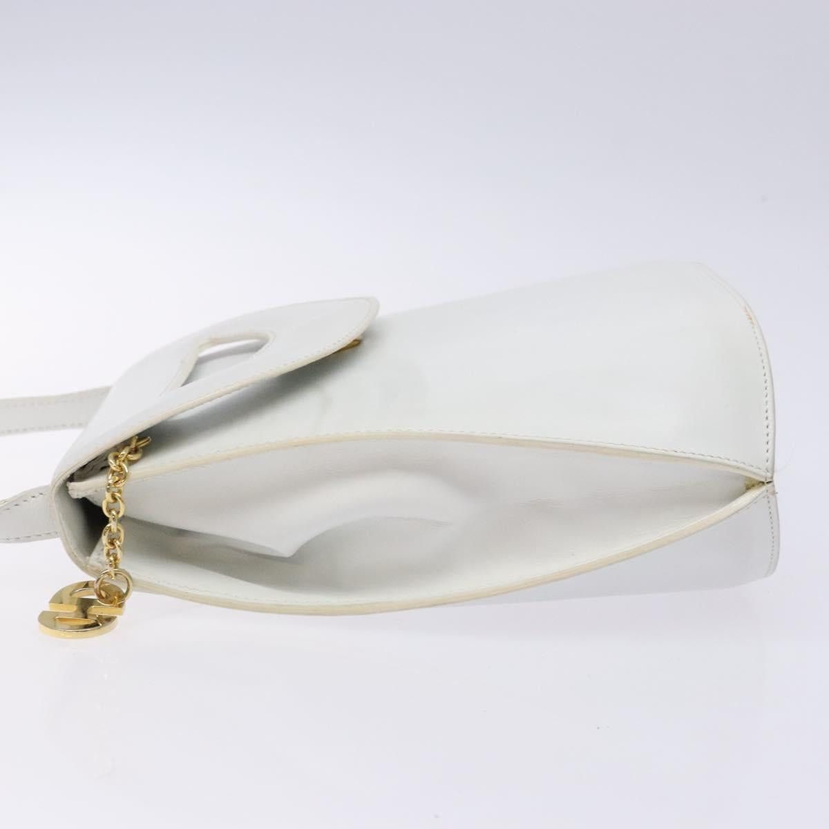 Celine CELINE Shoulder Bag Leather Gold White Size ONE SIZE - 5 Thumbnail