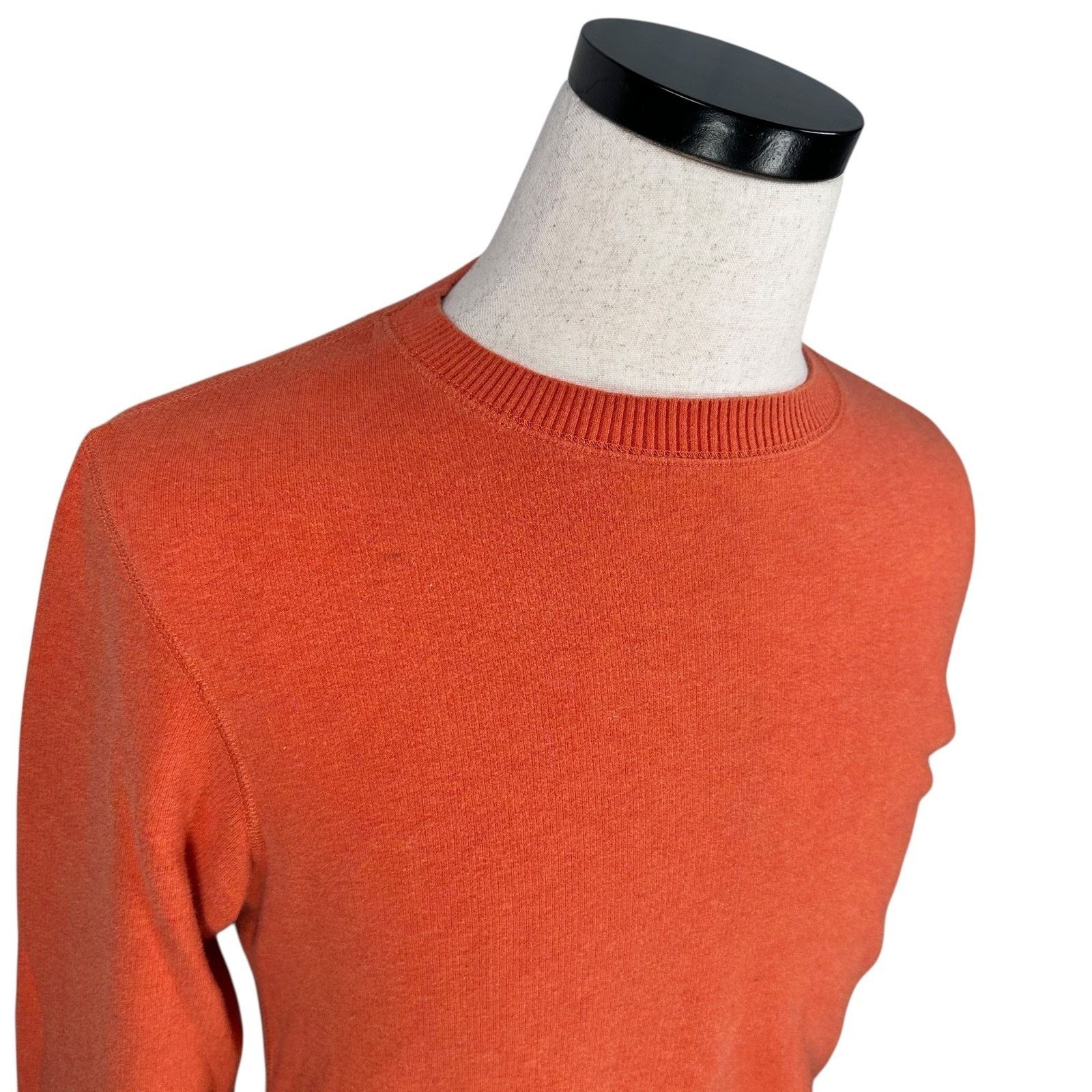 Relwen Relwen Sweater Men Small Orange Cotton Lightweight Pullover Size US S / EU 44-46 / 1 - 2 Thumbnail