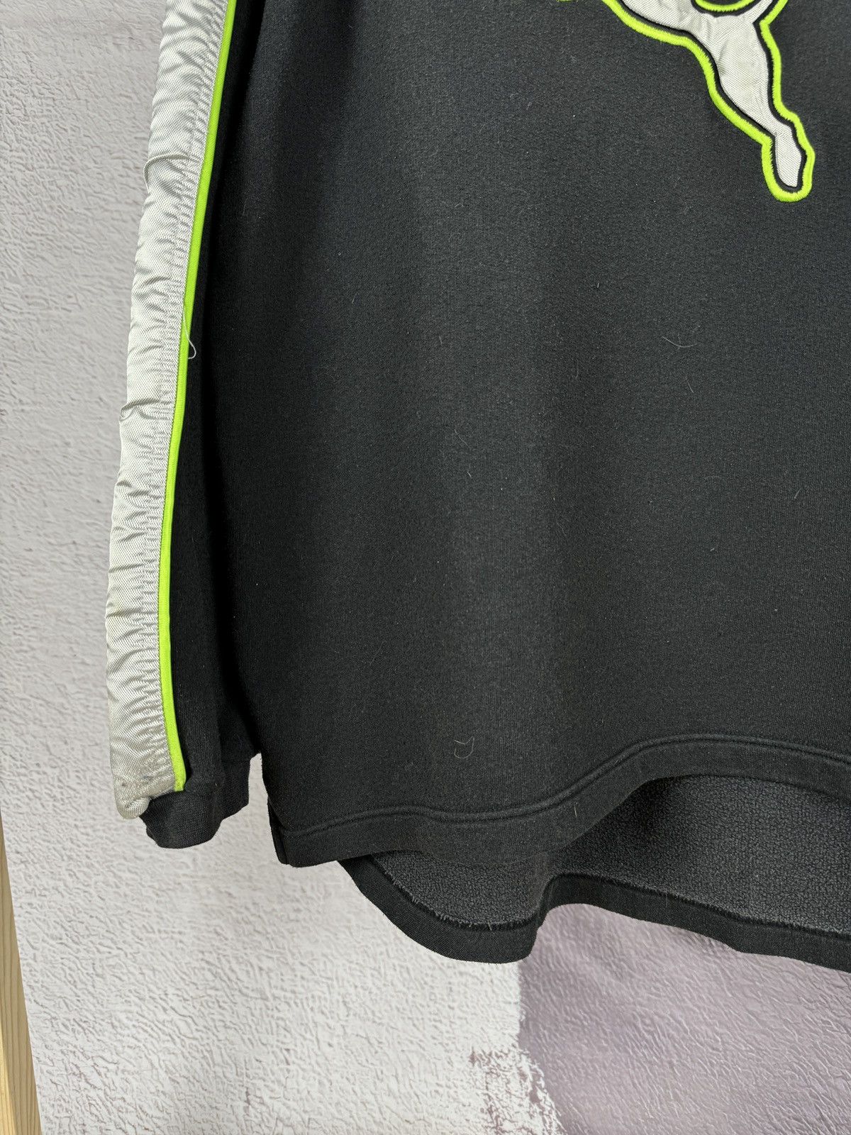 Puma Puma vintage 90s big logo stripes sweatshirt Size US XL / EU 56 / 4 - 5 Thumbnail