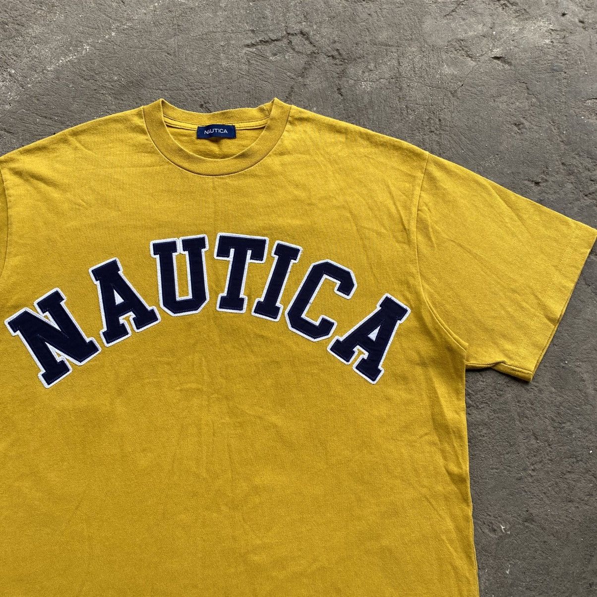 Nautica Nautica Mustard Arc Logo Shirt Size US XXL / EU 58 / 5 - 3 Thumbnail