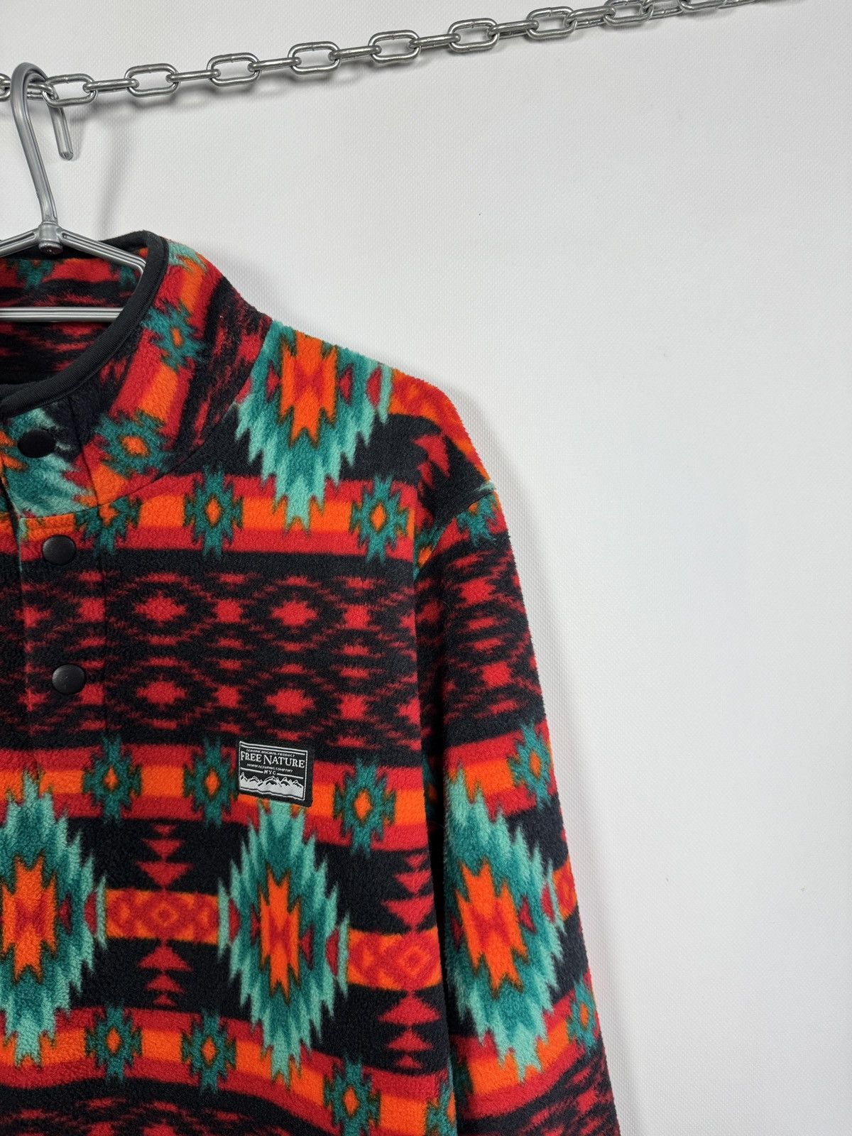 Aztech Mountain Free Nature Aztec Fleece Pullover Vintage Outdoor Size L Size US L / EU 52-54 / 3 - 2 Thumbnail