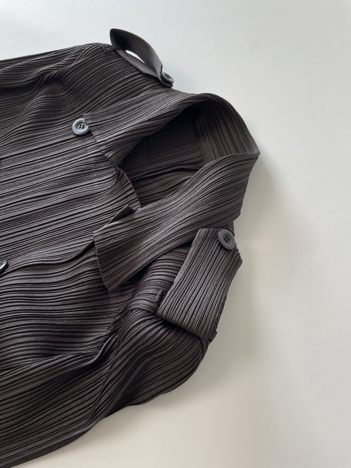 Issey Miyake Issey Miyake Pleats Please Long Coat Size ONE SIZE - 3 Thumbnail