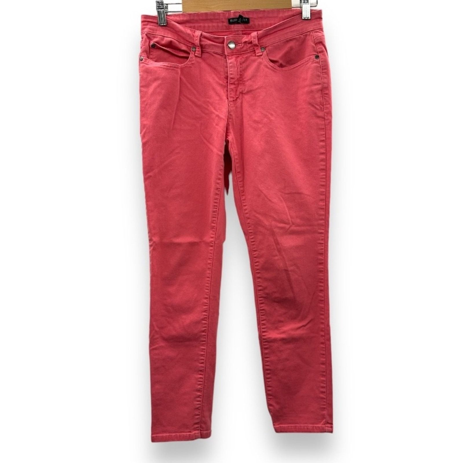 Eileen Fisher Eileen Fisher Barbiecore Pink Mid Rise Skinny Cropped Jeans Size 28" / US 6 / IT 42 - 1 Thumbnail