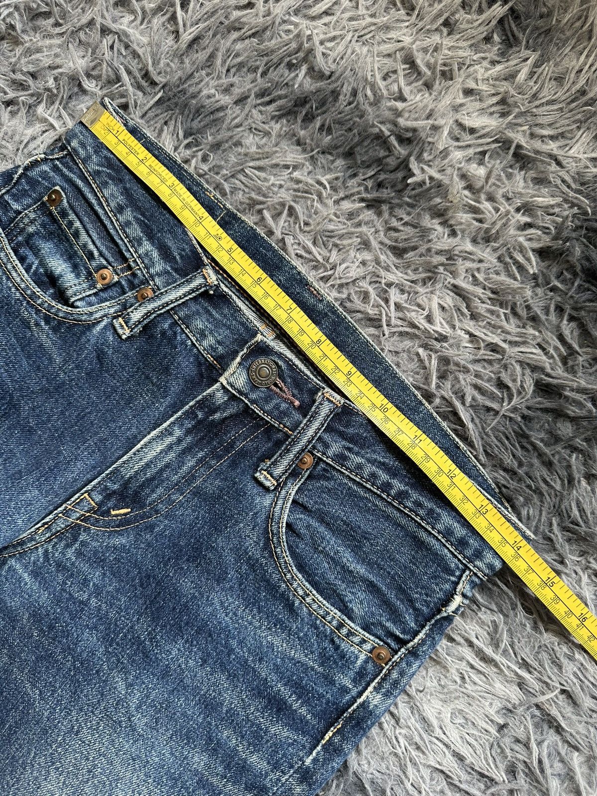Kapital Early 00's Kapital flared raw denim jeans Size US 28 / EU 44 - 14 Thumbnail
