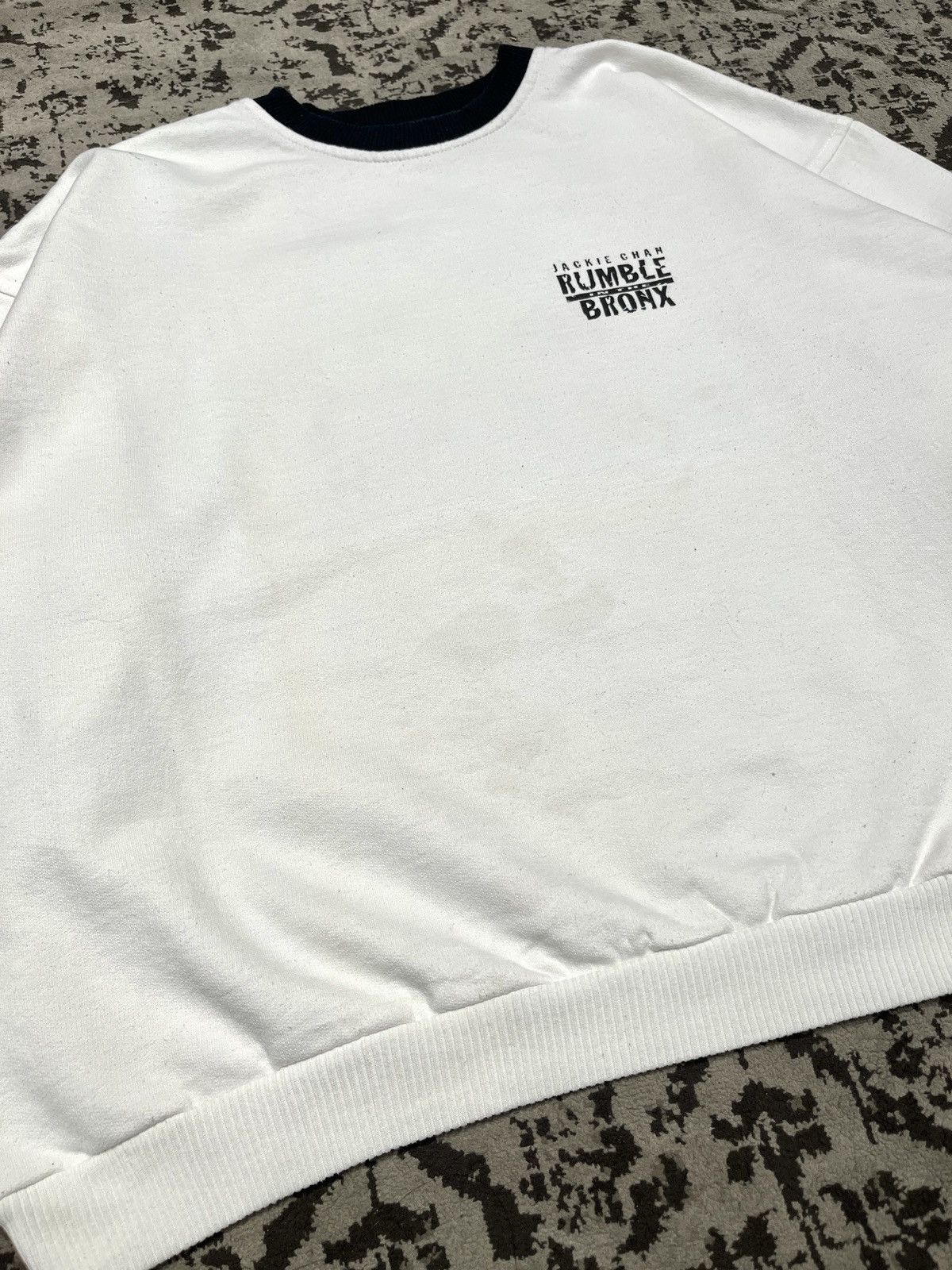 Vintage 90’s Jackie Chan “ Rumble In The Bronx “ Movie Promo Size US XL / EU 56 / 4 - 6 Thumbnail