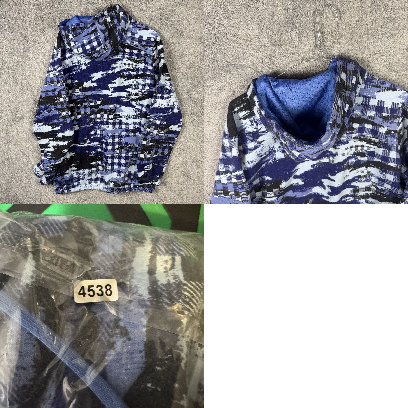 Adidas Adidas Hoodie Mens L Primegreen Postgame Plaid Camo Sweatshirt Abstract Fleece Size US L / EU 52-54 / 3 - 9 Thumbnail