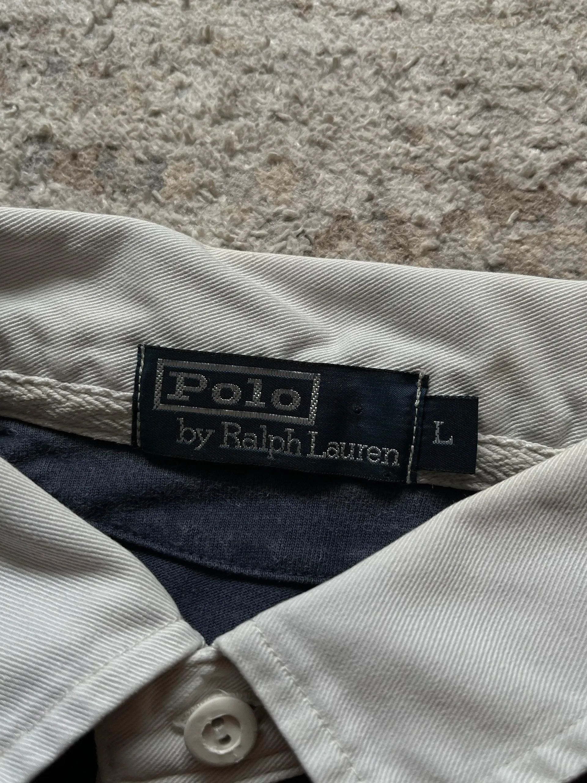 Polo Ralph Lauren Polo Ralph Lauren 67 Spell Out Polo Shirt Rare Print Vintage Size US L / EU 52-54 / 3 - 5 Thumbnail
