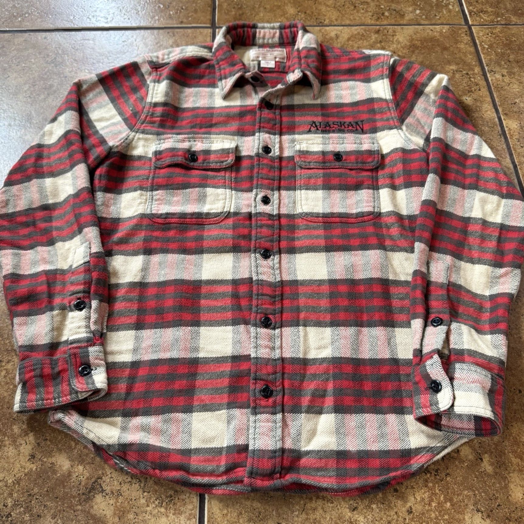 Filson Filson Cotton Flannel Work Shirt S Plaid Red Green Black VTG Chore Button-Up Size US S / EU 44-46 / 1 - 2 Thumbnail