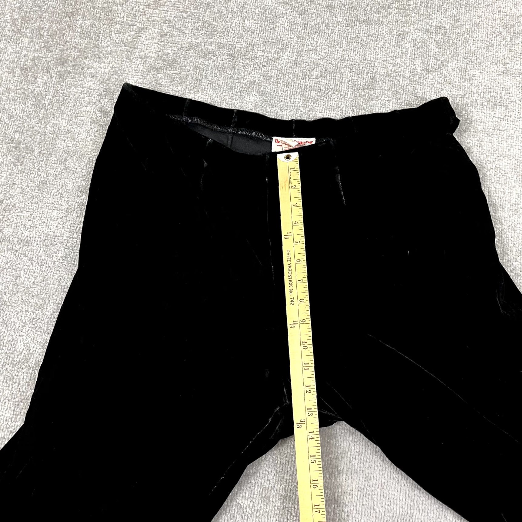 Velvet Vermont Country Store Pants Women 1X Plus Black Velvet High Rise Wide-Leg Lounge Pants Wide-Leg Black Velvet 1X Plus Womens Size 40" / US 18 - 6 Thumbnail
