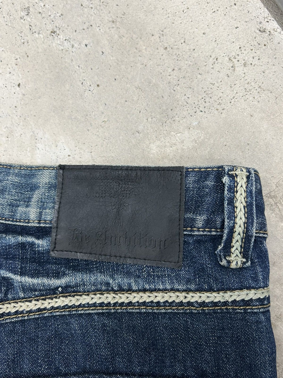 Le Grande Bleu (L.G.B.) Baggy Embroidered Jeans Be Ambition Brand Design Cross Patch Size US 34 / EU 50 - 18 Thumbnail