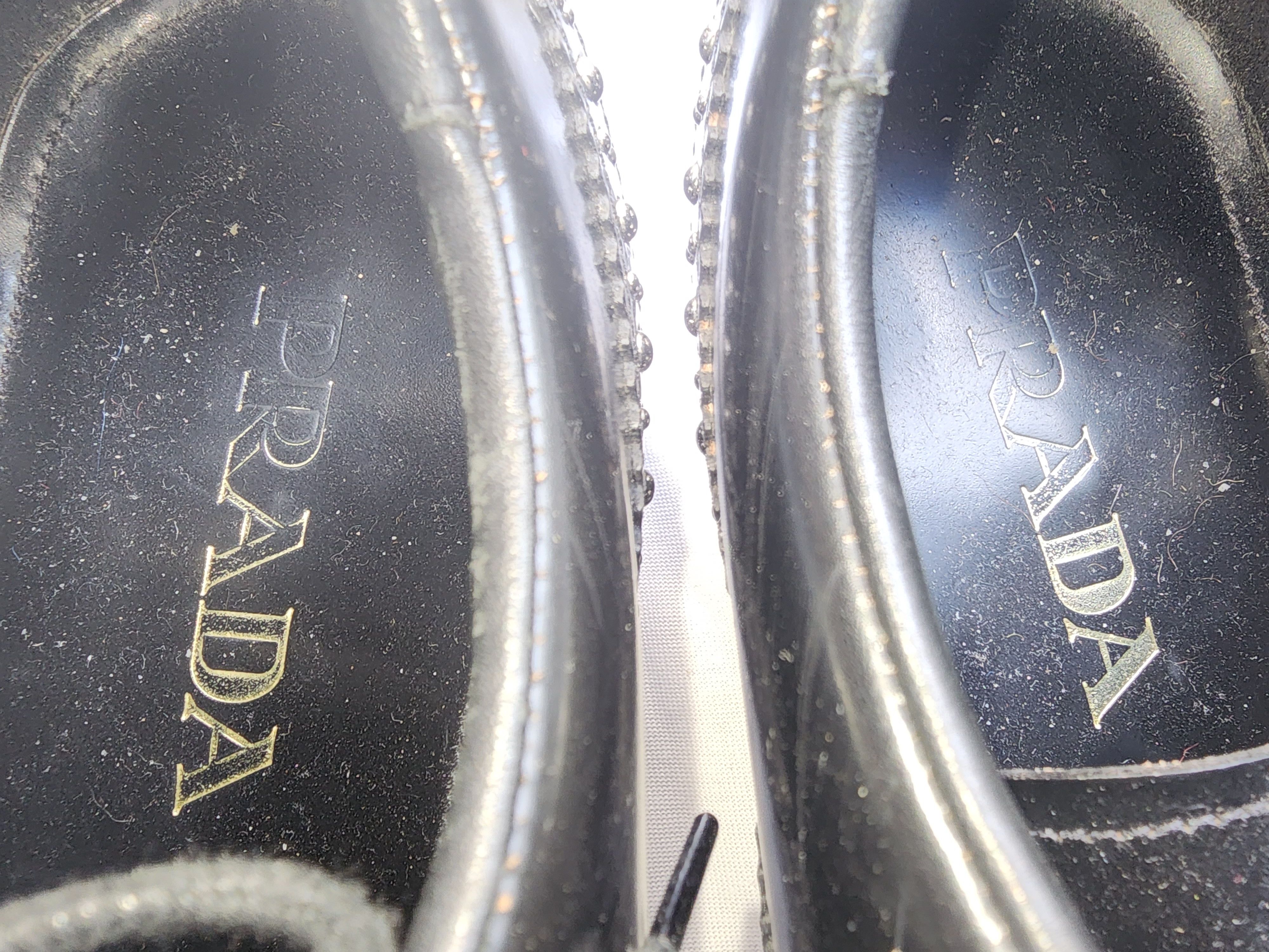 Prada PRADA STUDDED BROGUES BLACK LEATHER 8.5-9 Size US 8.5 / EU 41-42 - 5 Thumbnail