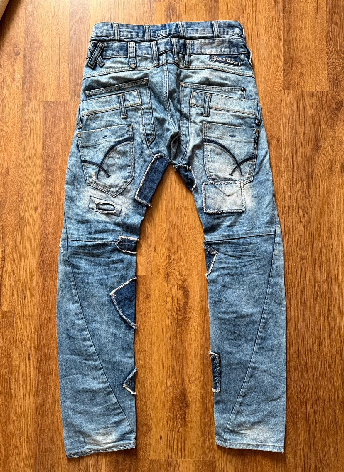 Japanese Brand LGB Style Reworked Denim Size US 31 - 6 Thumbnail