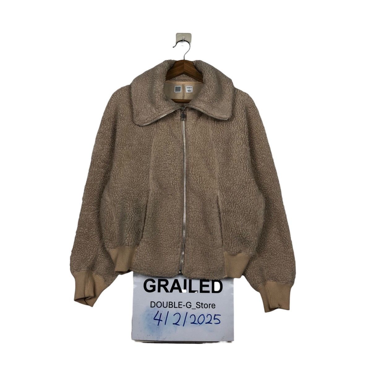 Japanese Brand × Vintage 📌Vintage Fleece Dip Pile Zipper Uniqlo Undercover Size US L / EU 52-54 / 3 - 1 Thumbnail