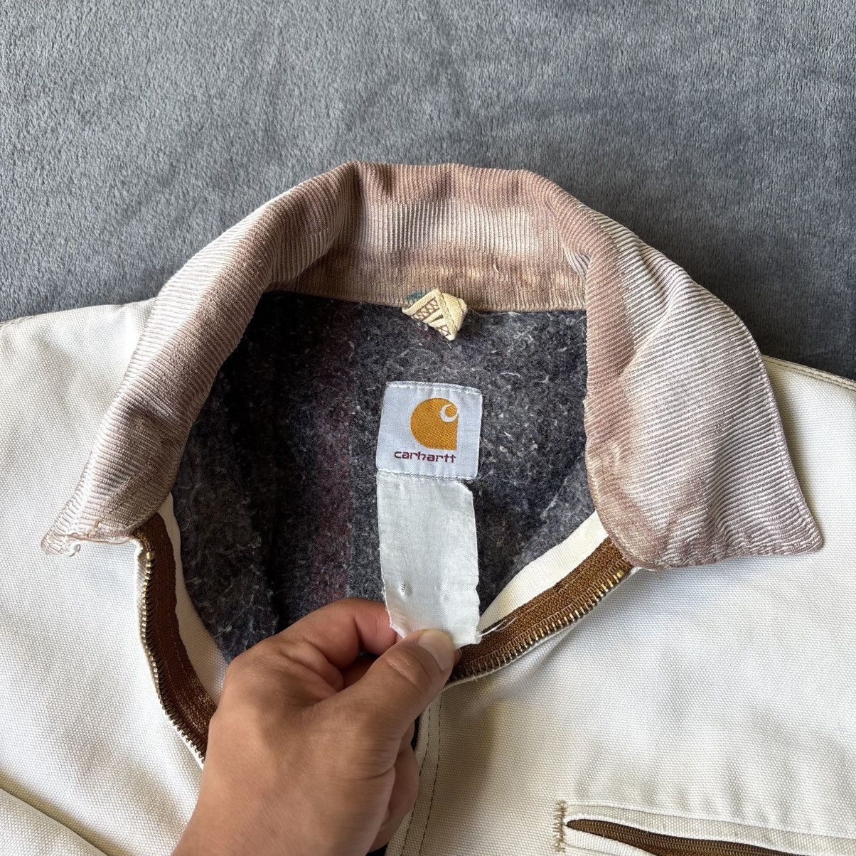 Carhartt VERY RARE WHITE CARHARTT DETROIT JACKET Size US M / EU 48-50 / 2 - 6 Thumbnail