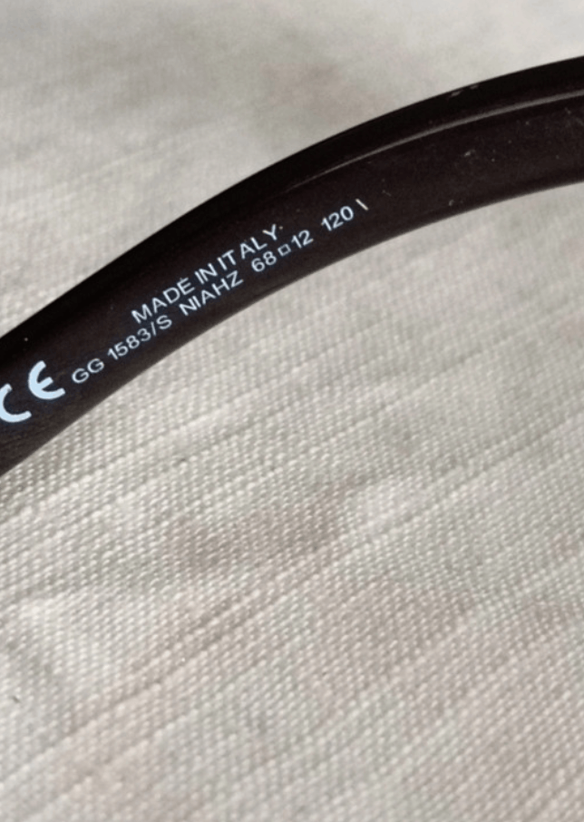 Gucci Gucci Sunglasses GG1583 Mask Logo Shield GG Sport Vintage Size ONE SIZE - 7 Thumbnail
