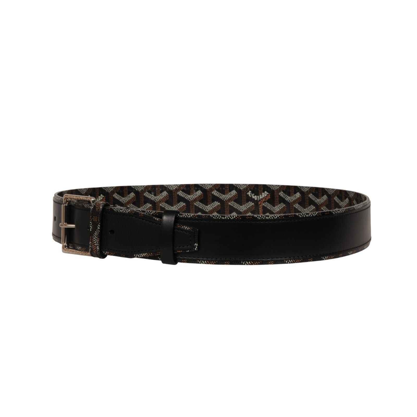 Goyard Florida II Belt 85 Black Brown Goyardine Canvas Size ONE SIZE - 2 Thumbnail