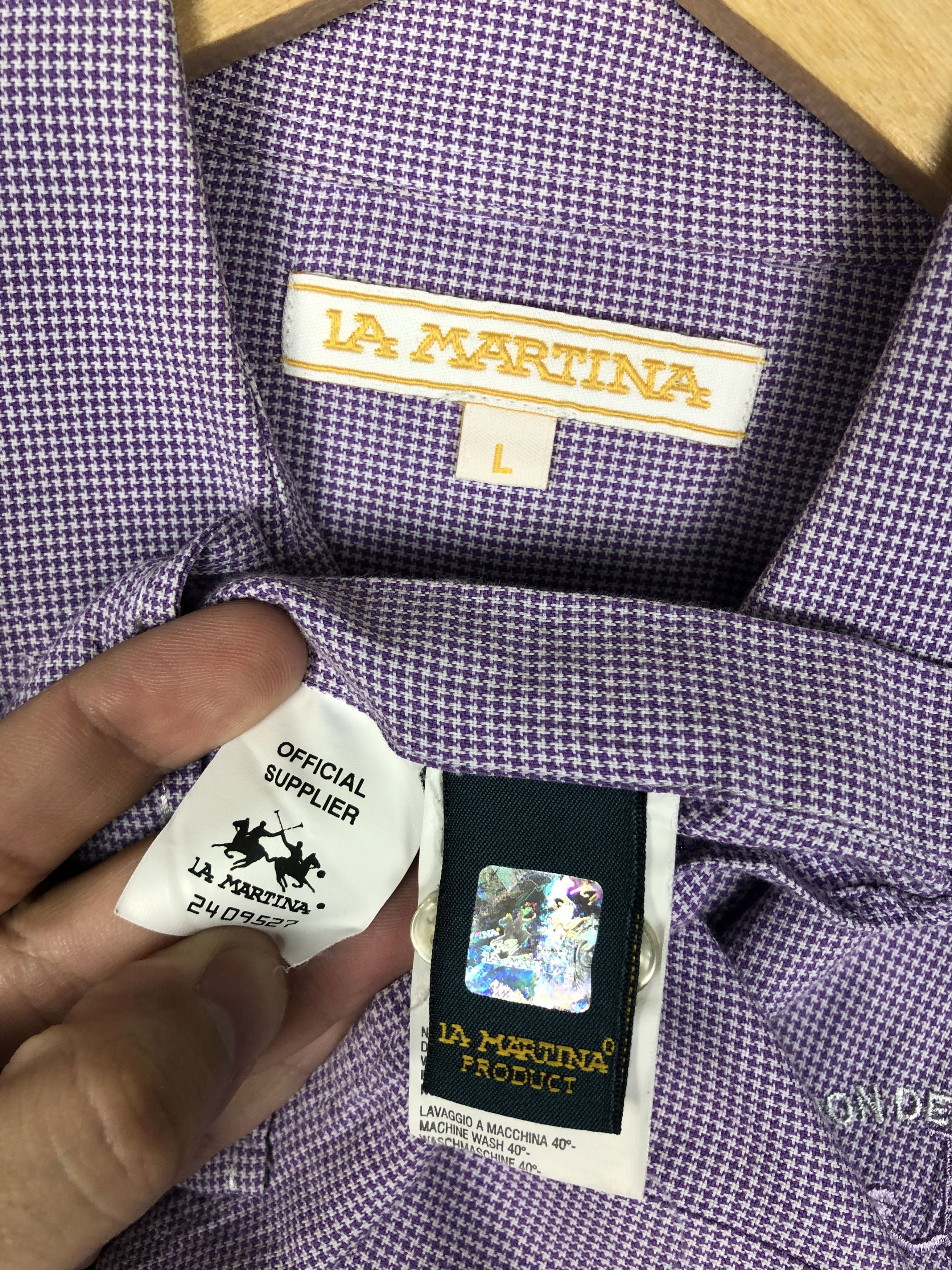 La Martina La Martina Shirt Polo Society size L Size US L / EU 52-54 / 3 - 10 Thumbnail