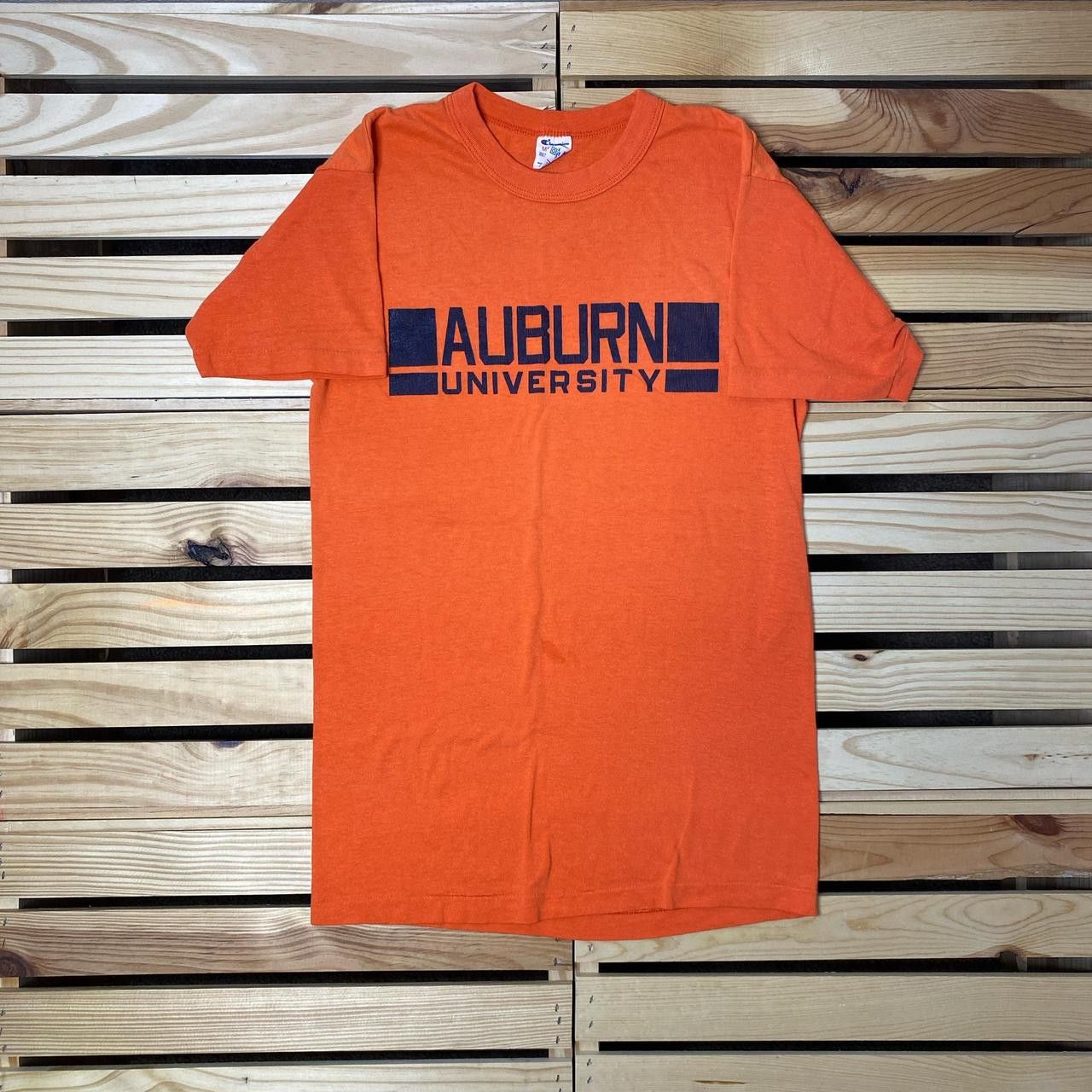 Champion True Vintage Auburn University Orange Tee Size Medium Size US M / EU 48-50 / 2 - 1 Thumbnail