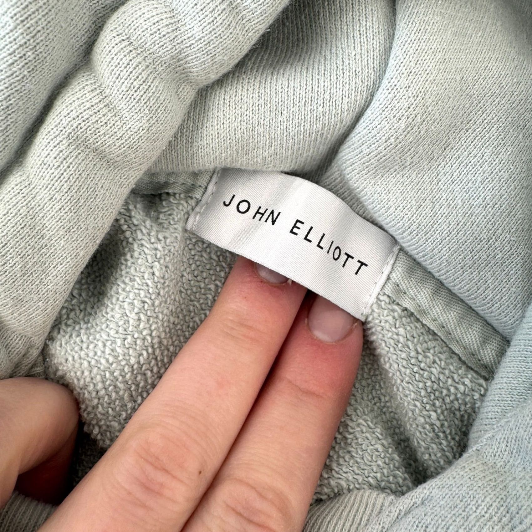 John Elliott John Elliott Hoodie Kake Mock Glacier Blue Grey Mens Size 2 Medium Streetwear Size US XS / EU 42 / 0 - 3 Thumbnail