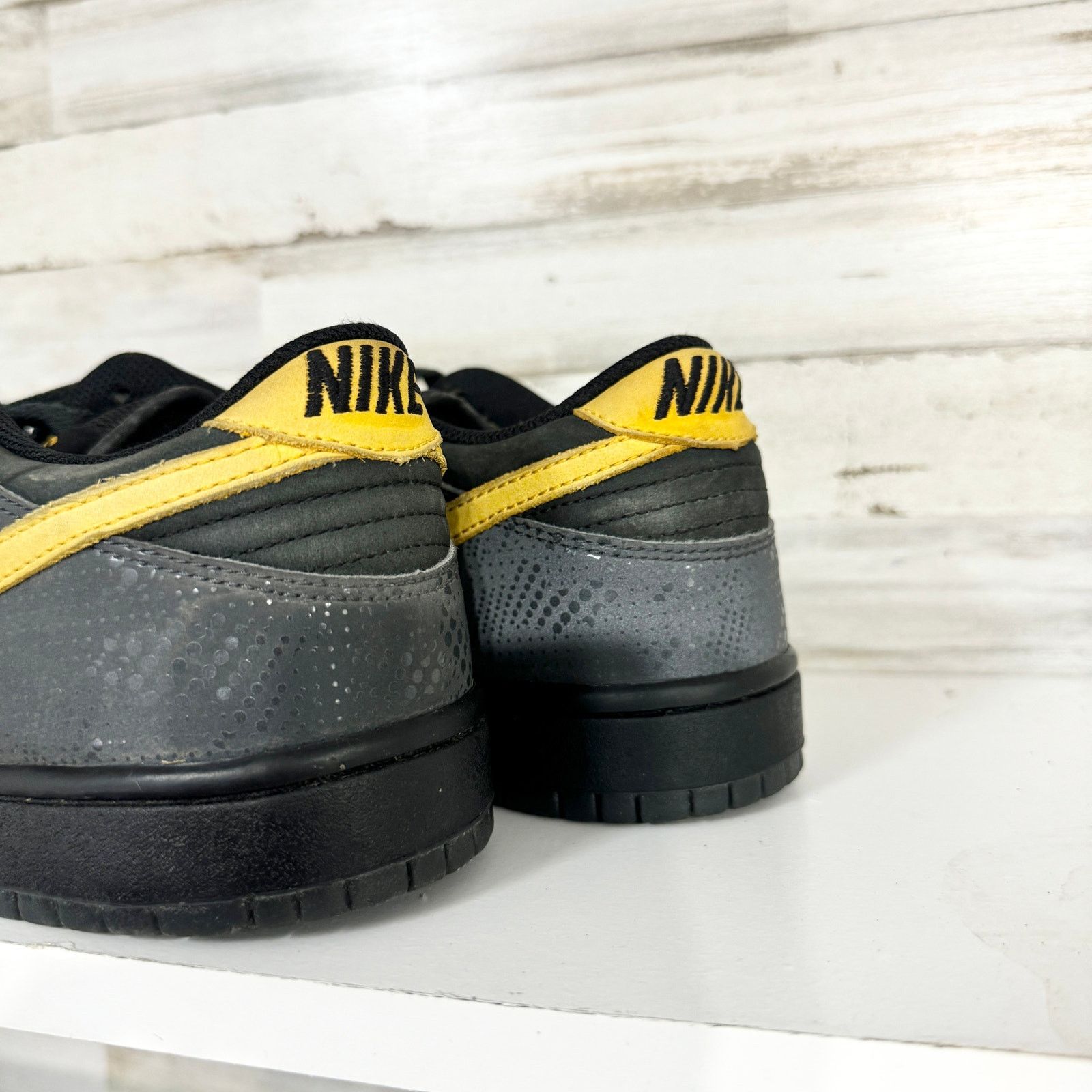 Nike Nike Dunk Low 6.0 Black/Gold Dart Sneakers, Size 9.5 Size US 9.5 / EU 42-43 - 5 Thumbnail
