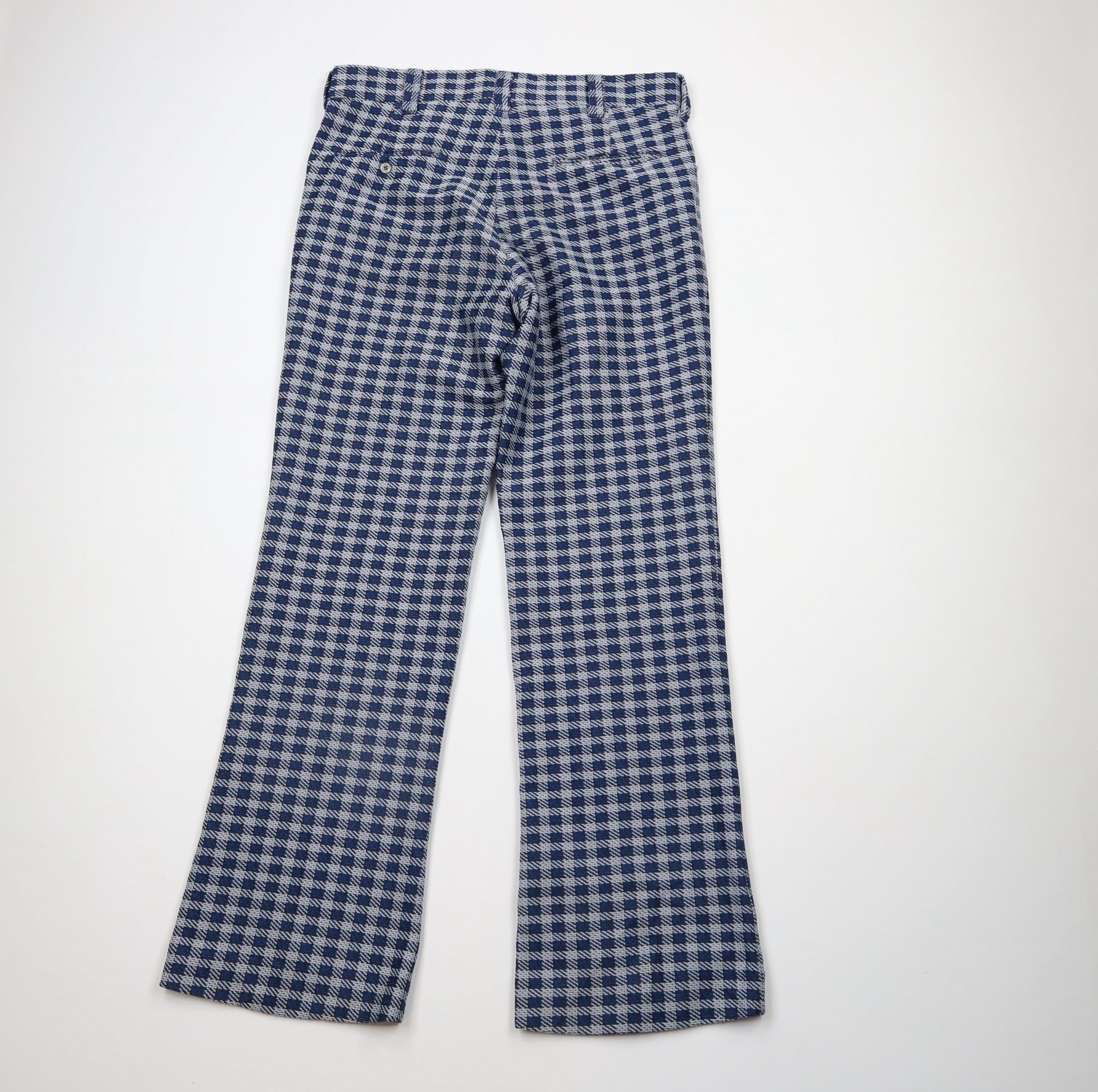 Vintage Vintage 60s 70s Streetwear Bell Bottoms Pants Plaid USA Size US 34 / EU 50 - 10 Thumbnail