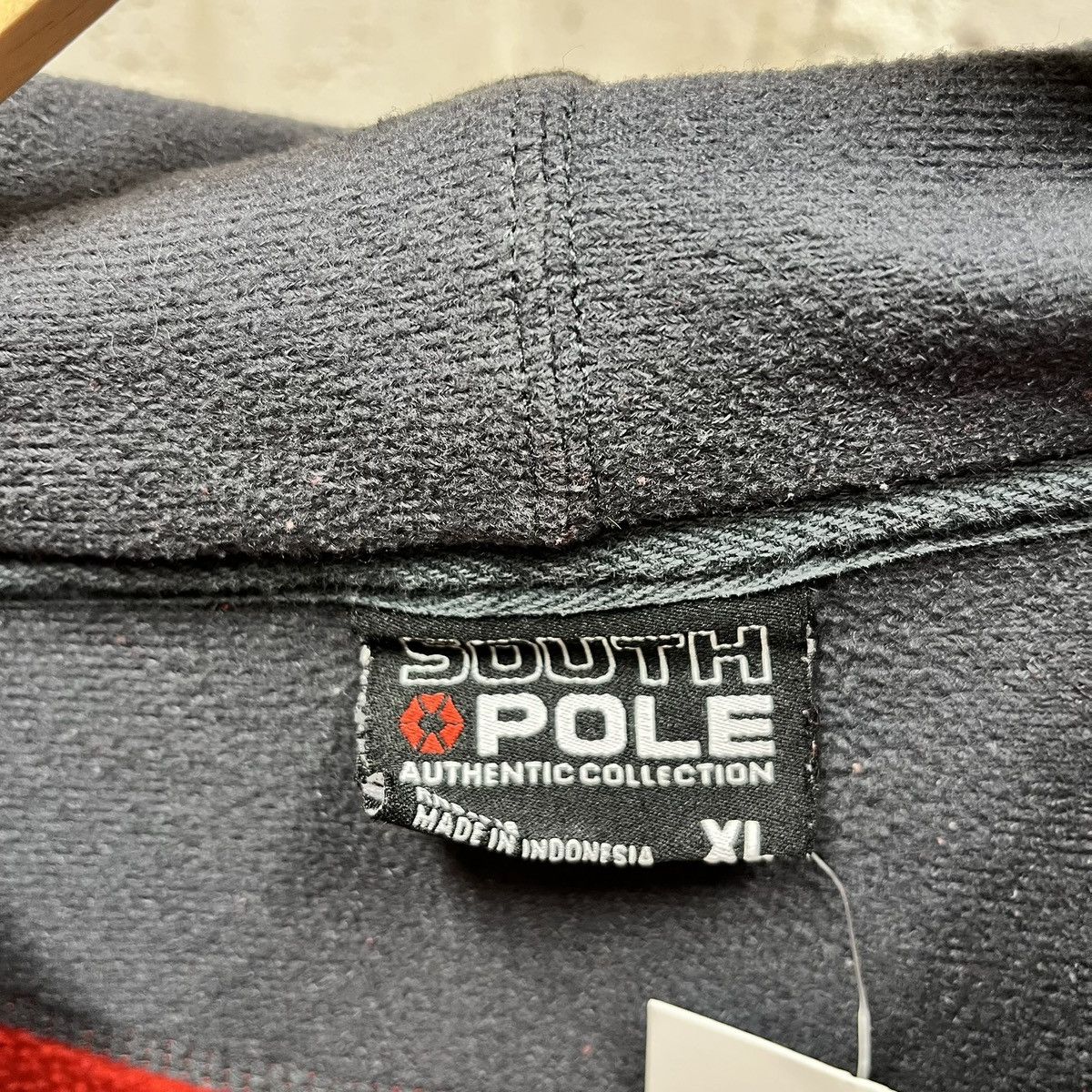 Southpole × Vintage Southpole Vintage Y2K Red Fleece Logo Oversized Hoodie XL Size US XL / EU 56 / 4 - 4 Thumbnail