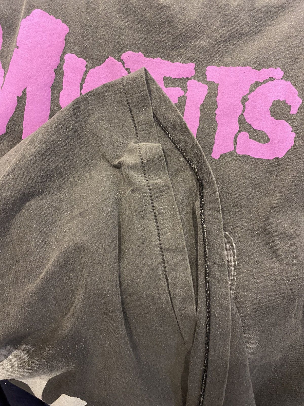 Band Tees × Misfits × Vintage Vintage 90s Faded Misfits Shirt Size US XL / EU 56 / 4 - 6 Thumbnail