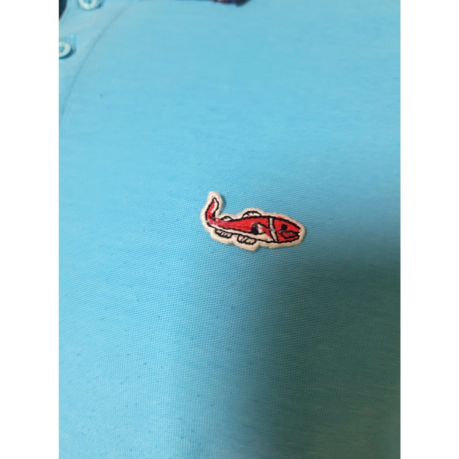 Baracuta VINTAGE Baracuta Polo Shirt XL Blue Men Polo 70s Fish Golf Short Sleeve XL Blue Size US XL / EU 56 / 4 - 2 Thumbnail