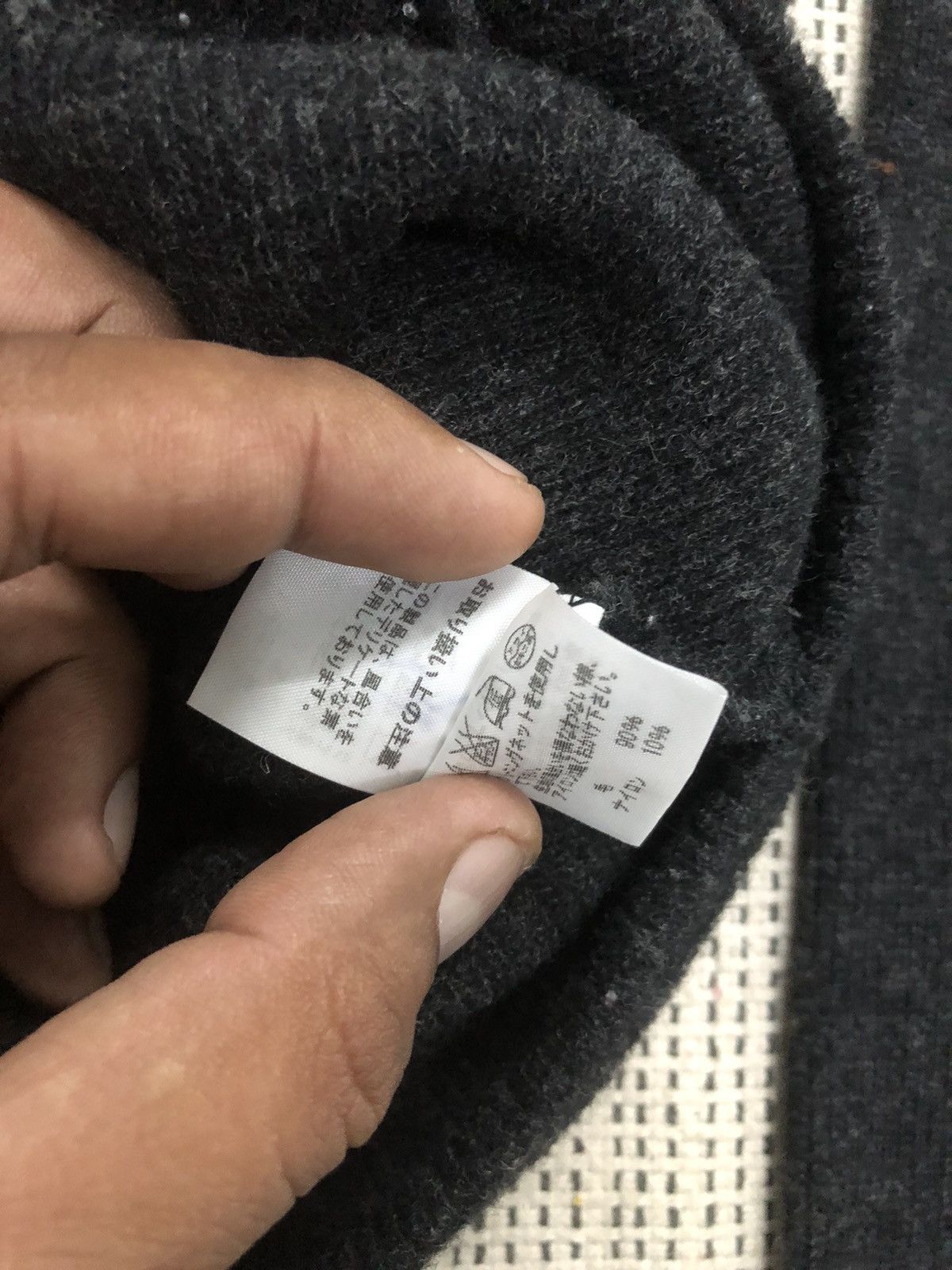 CABANE de ZUCCa × Issey Miyake × Japanese Brand CABANE DE ZUCCA BLACK KNIT SWEATER HOODED Size US M / EU 48-50 / 2 - 11 Thumbnail