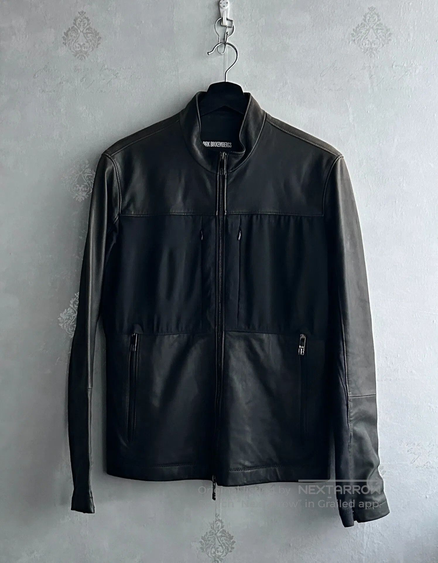 Dirk Bikkembergs Dirk bikkembergs wired leather jacket | Grailed