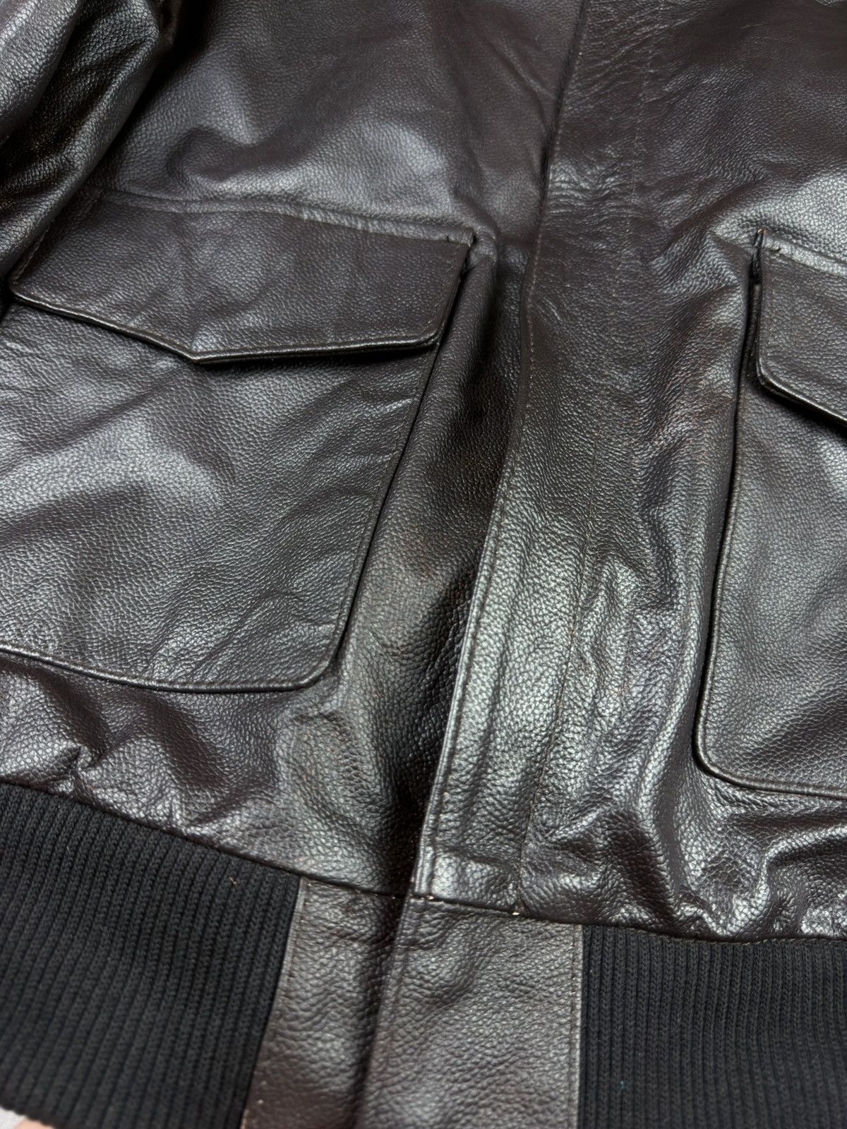 Vintage Chris Redfield Resident Evil Jacket A2 Flight Brown Bomber Size US XXL / EU 58 / 5 - 6 Thumbnail