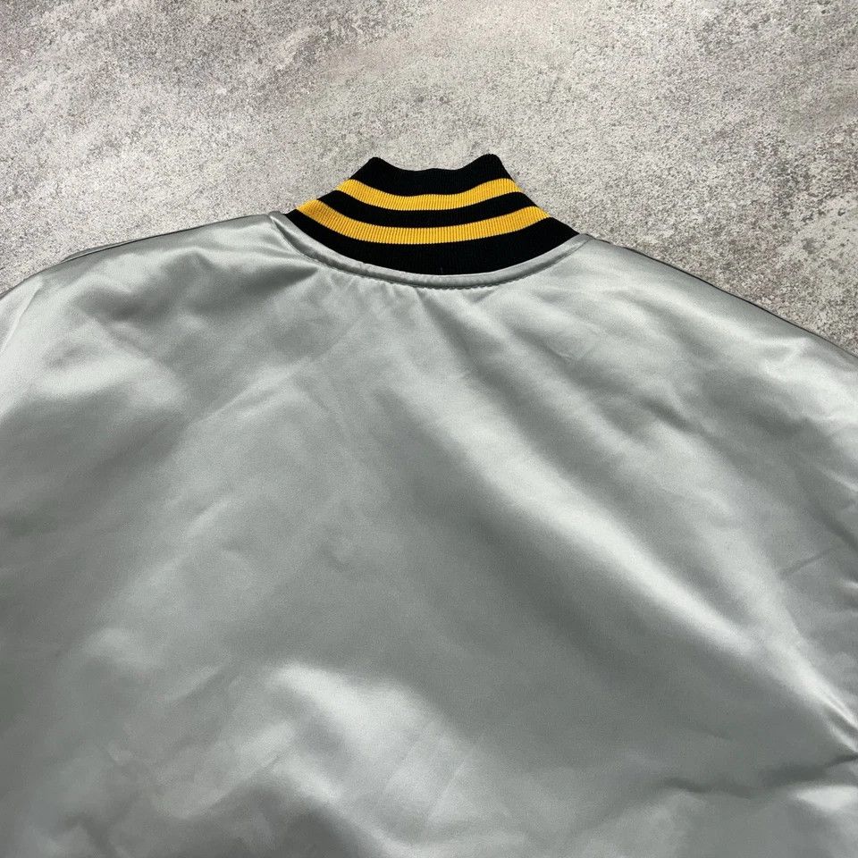MLB × Vintage PITTSBURGH PIRATES FELCO SATIN BOMBER JACKET SILVER Size US L / EU 52-54 / 3 - 5 Thumbnail