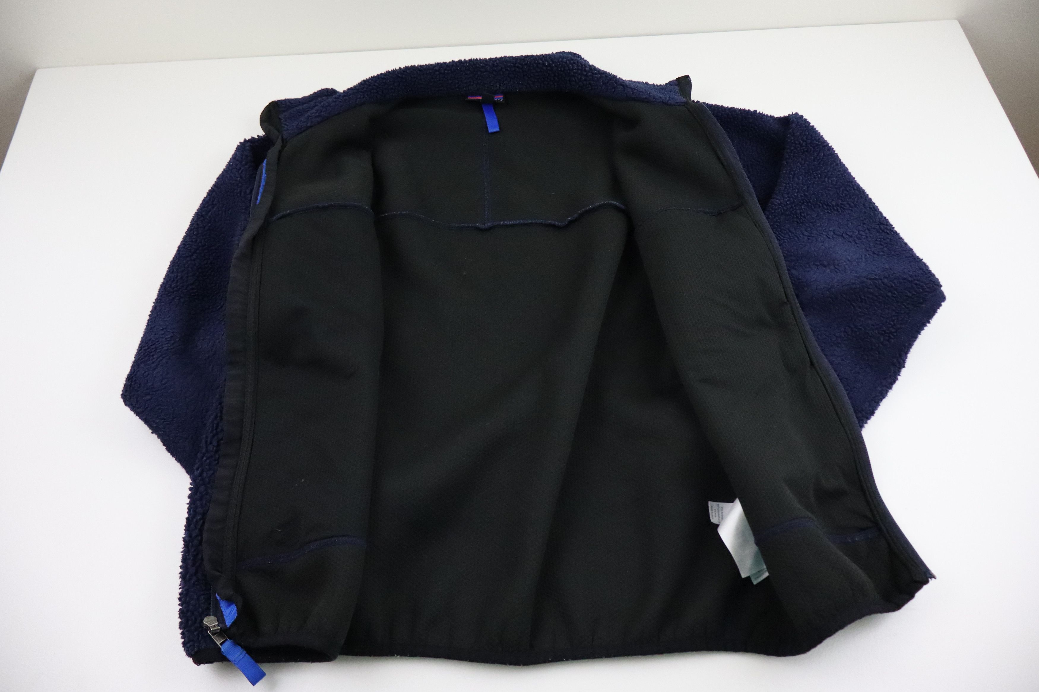 Carhartt × Patagonia × Supreme Patagonia Deep Pile Retro X Navy Y2K Fleece Jacket Large Size US L / EU 52-54 / 3 - 6 Thumbnail